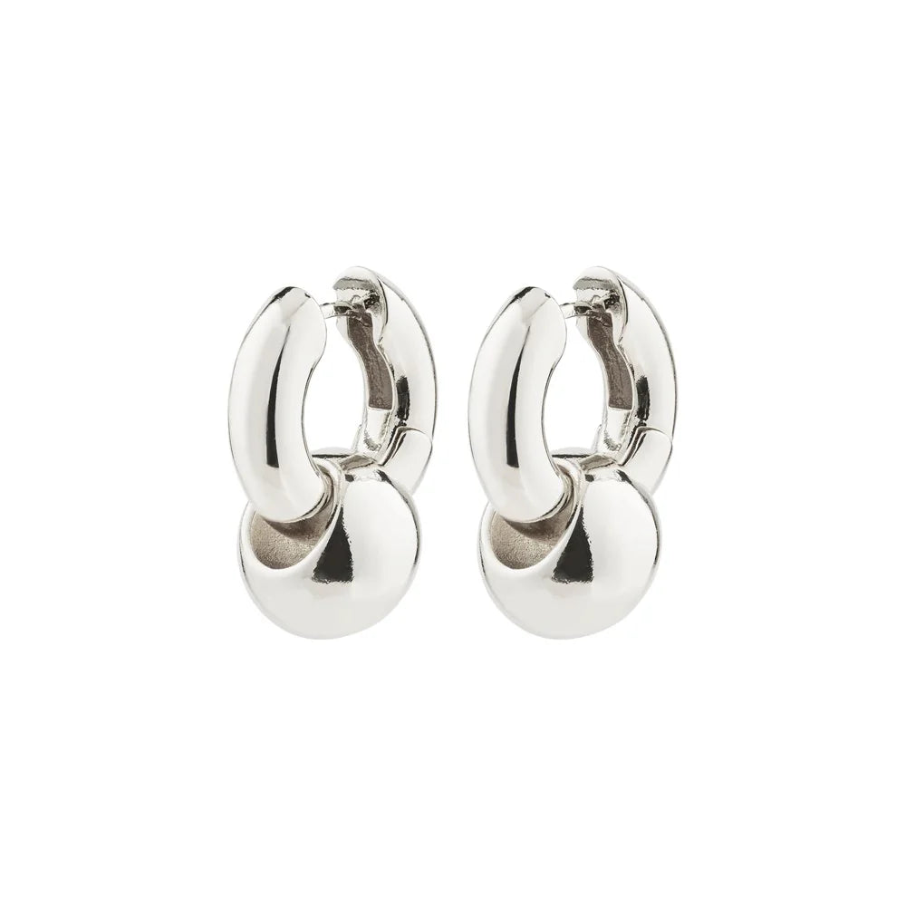 Pilgrim Intent Earrings Silver
