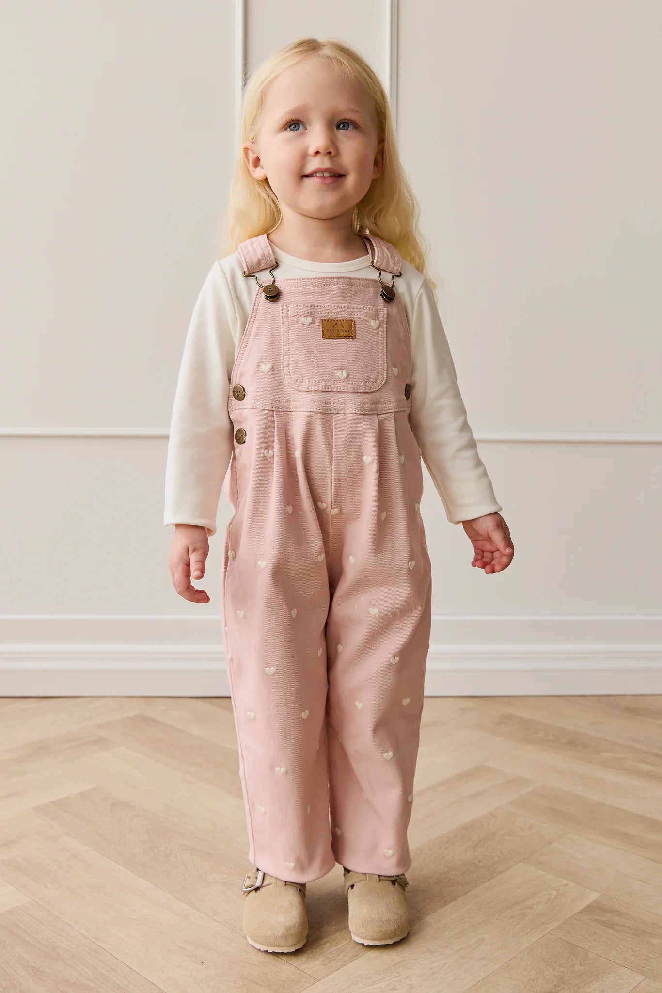 Jamie Kay Blair Overall - Petite Heart Peach
