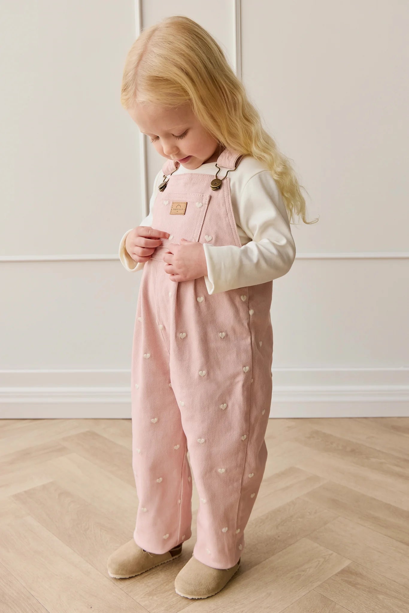 Jamie Kay Blair Overall - Petite Heart Peach