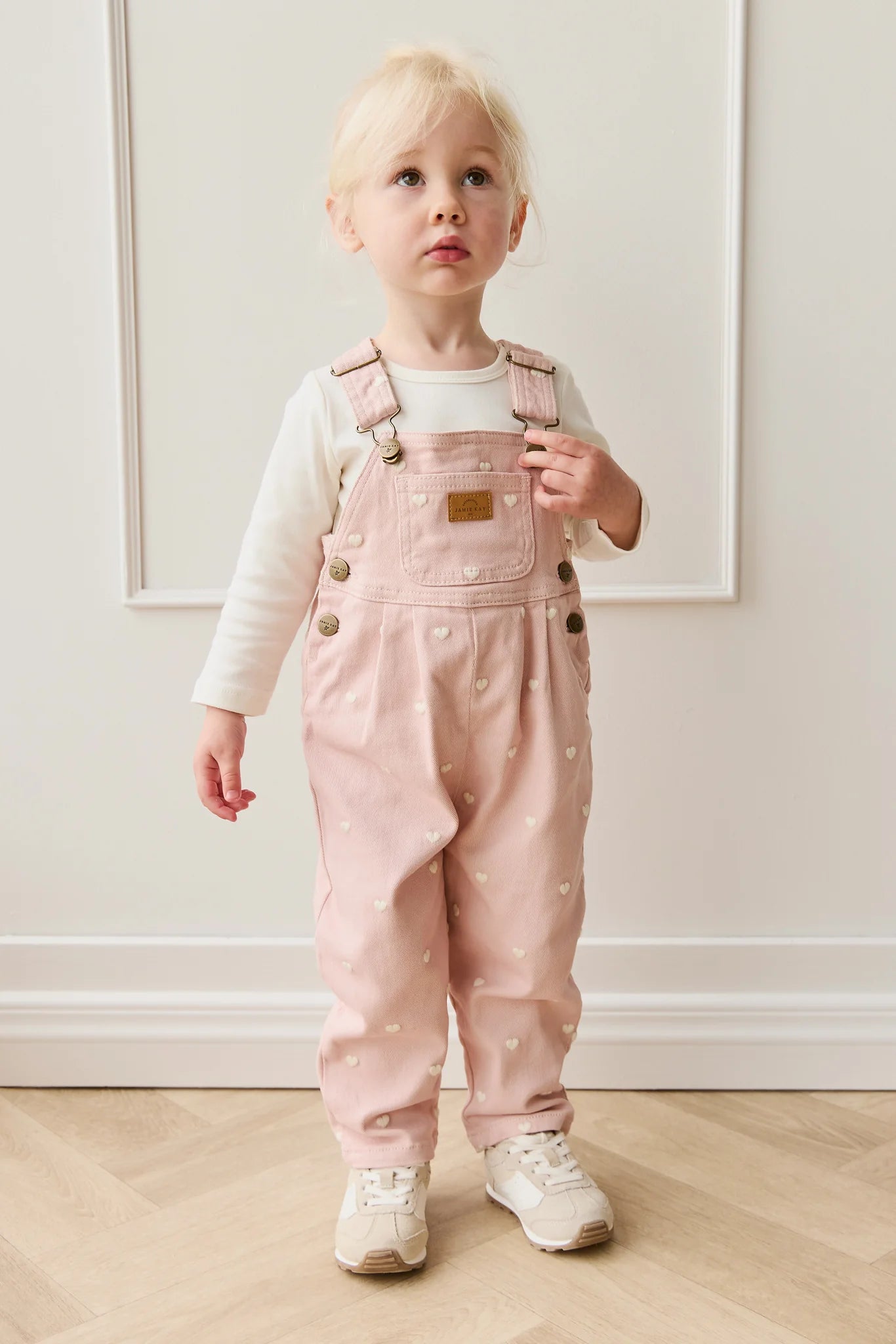 Jamie Kay Blair Overall - Petite Heart Peach