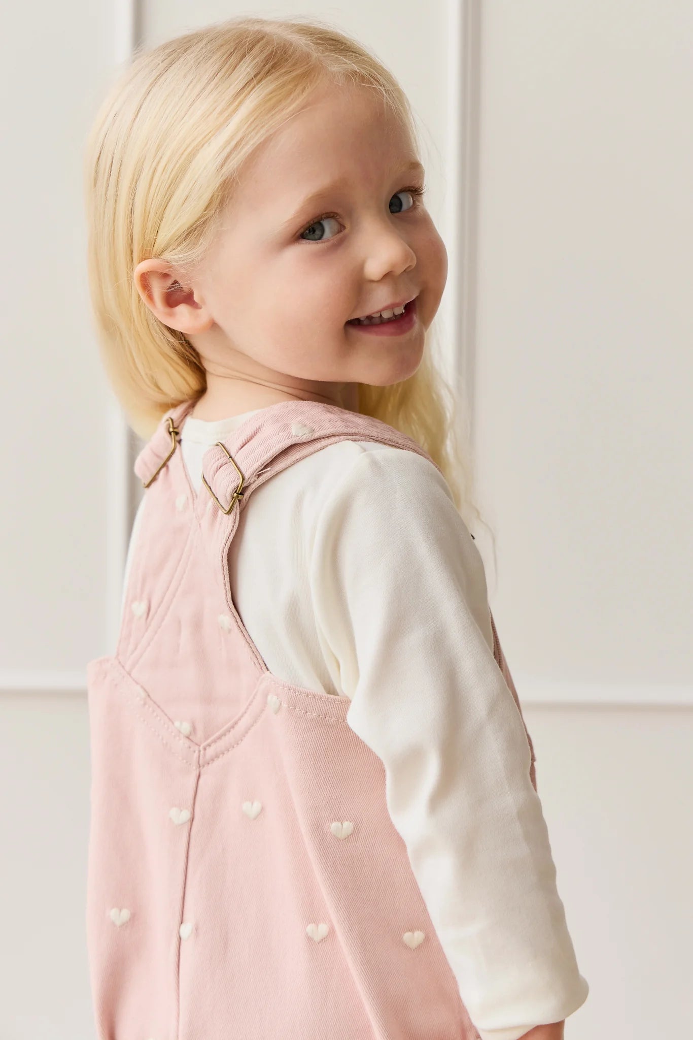Jamie Kay Blair Overall - Petite Heart Peach