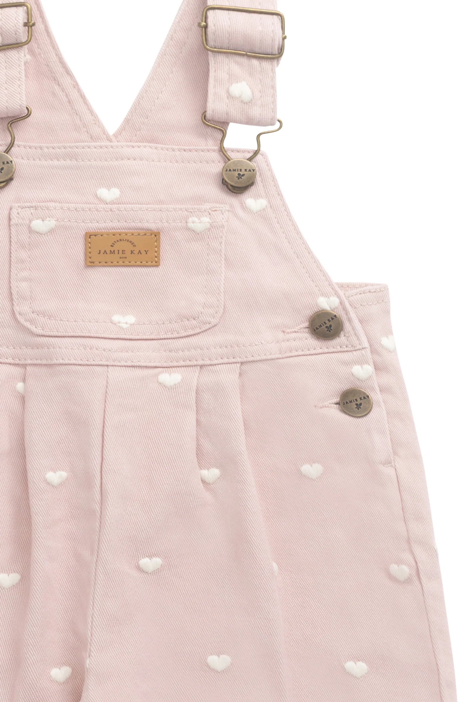 Jamie Kay Blair Overall - Petite Heart Peach