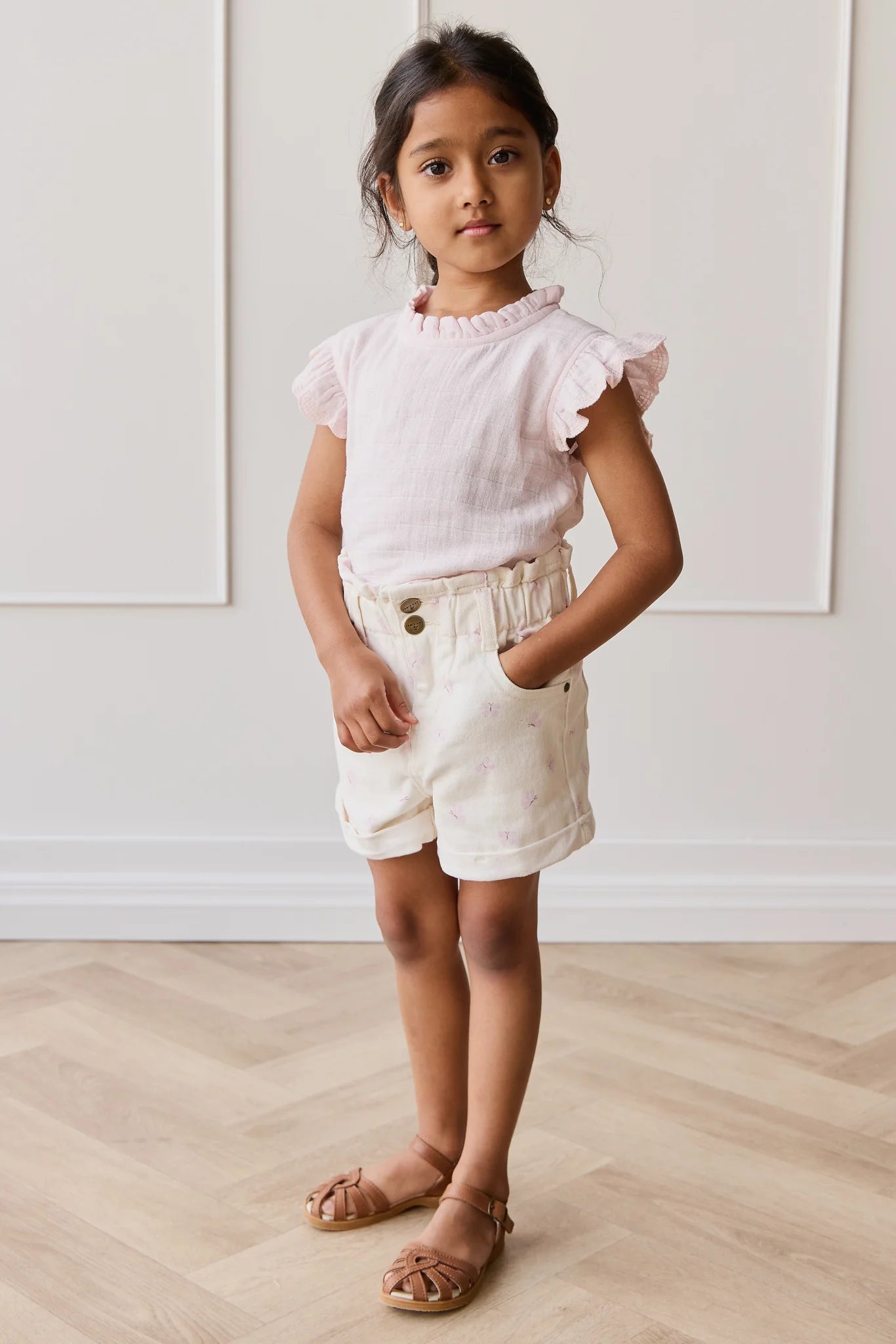 Jamie Kay Organic Cotton Muslin Edith Top - Cassia