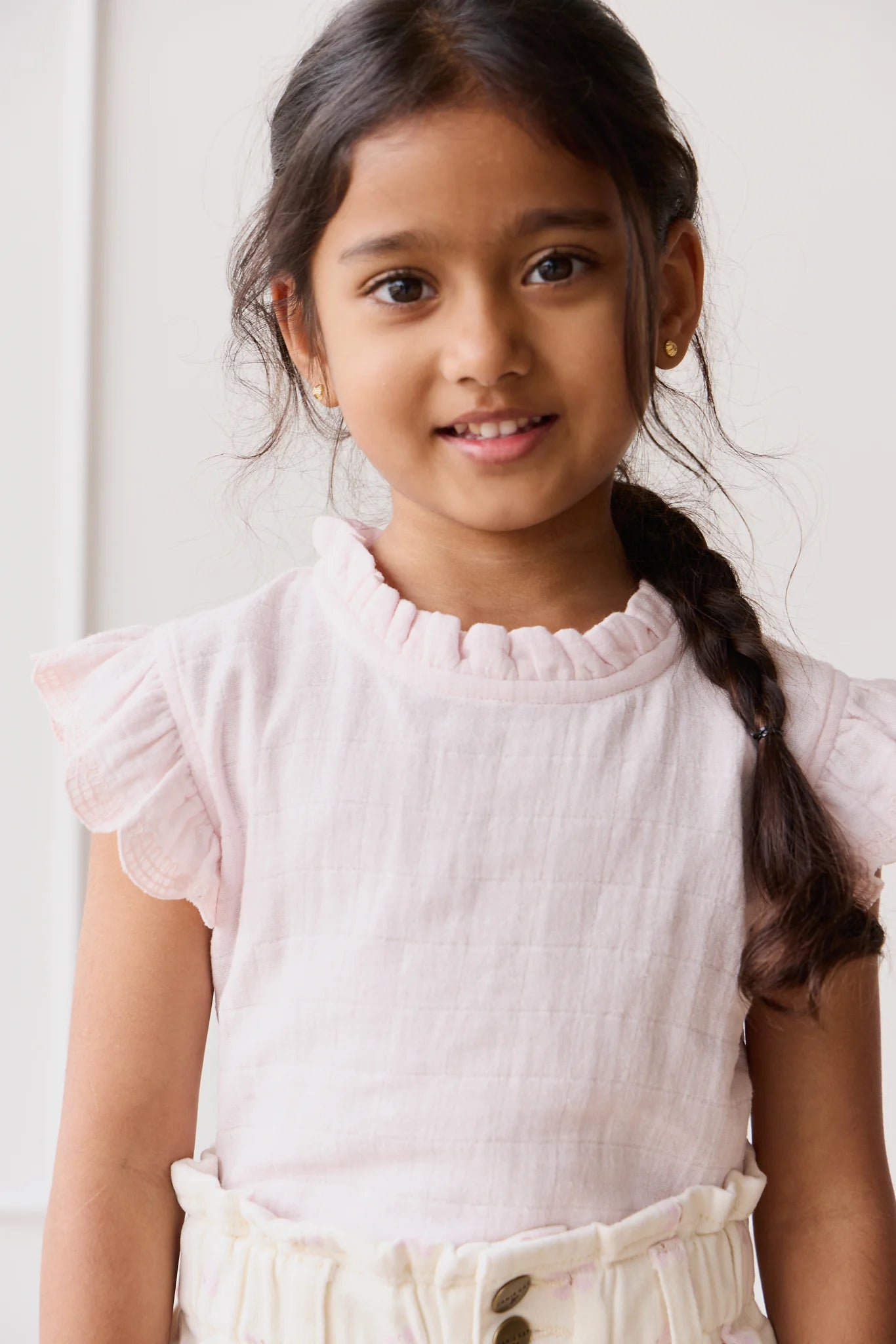 Jamie Kay Organic Cotton Muslin Edith Top - Cassia