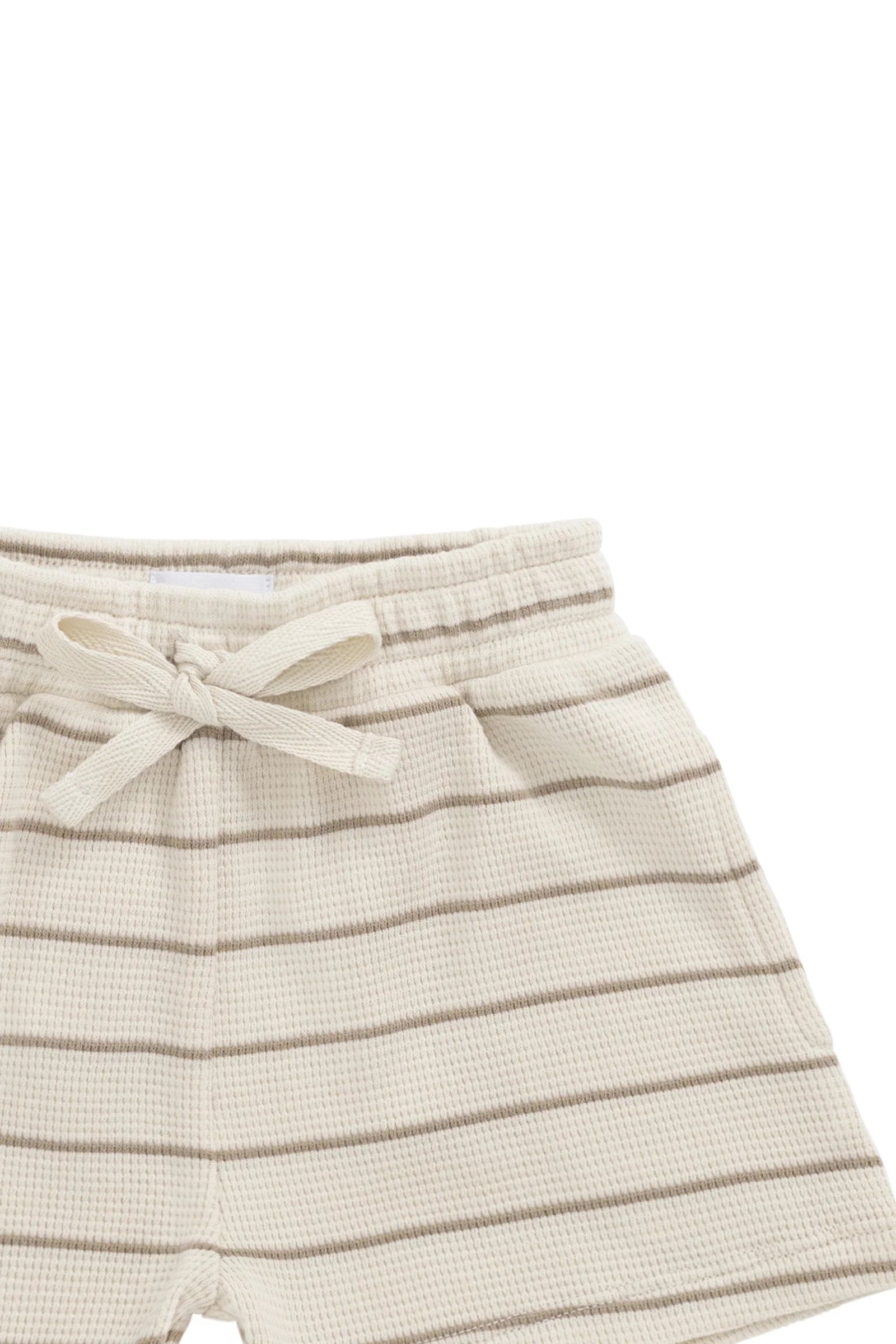 Jamie Kay Organic Cotton Waffle Leith Short - General Stripe Cassava/Batch