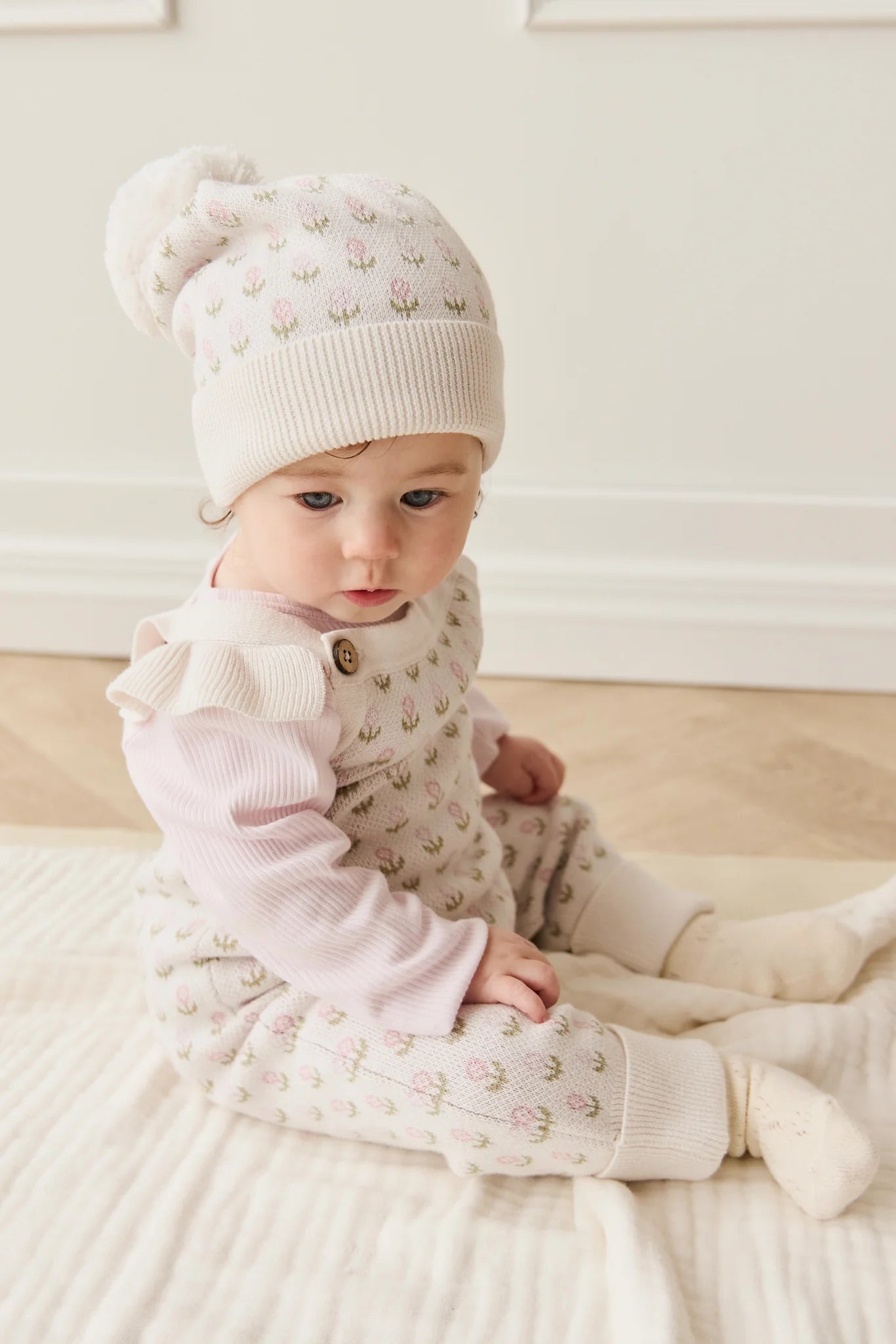 Jamie Kay Savannah Onepiece - Olivia Jacquard Slightly Pink