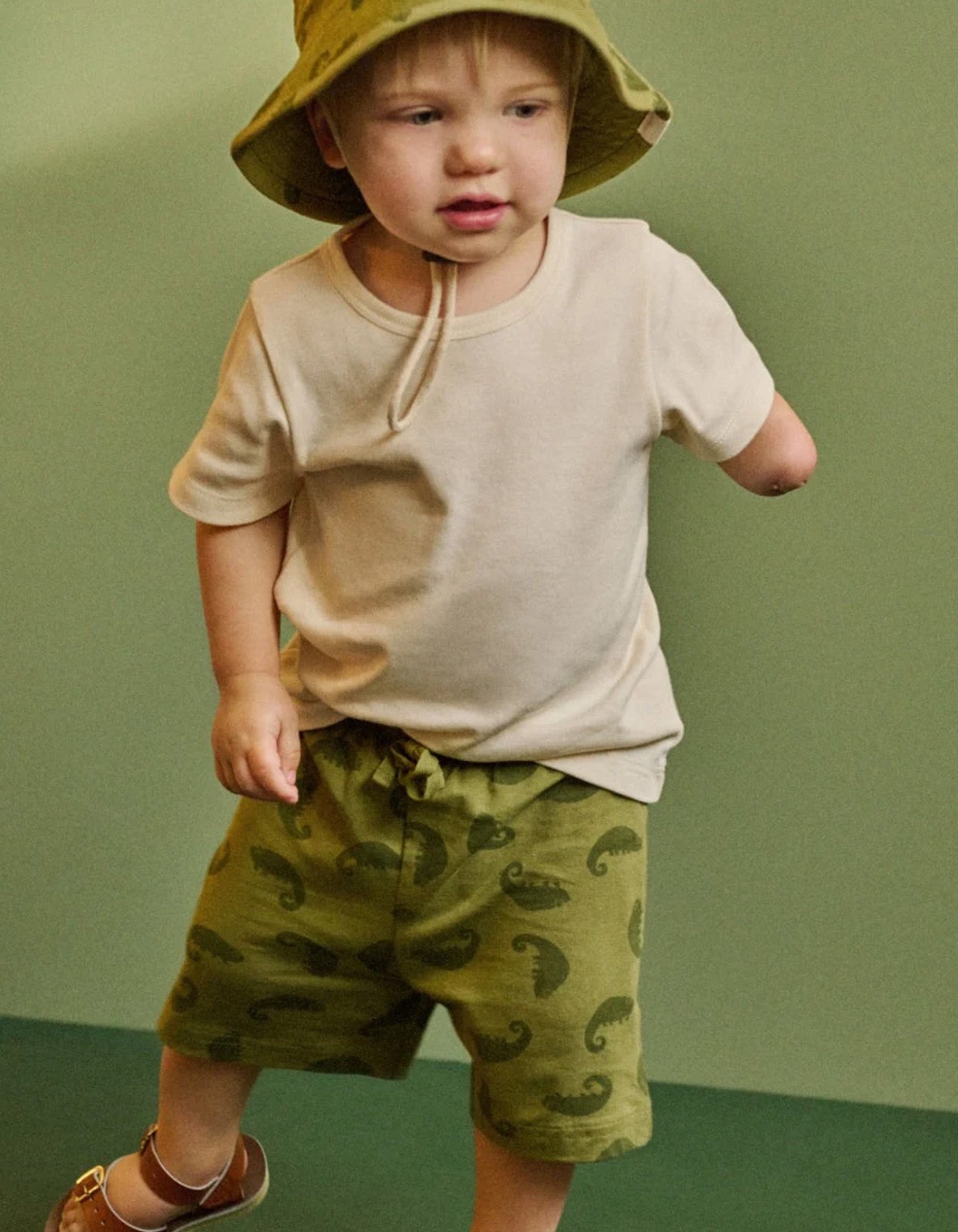 Nature Baby Jimmy Shorts Chameleon Print