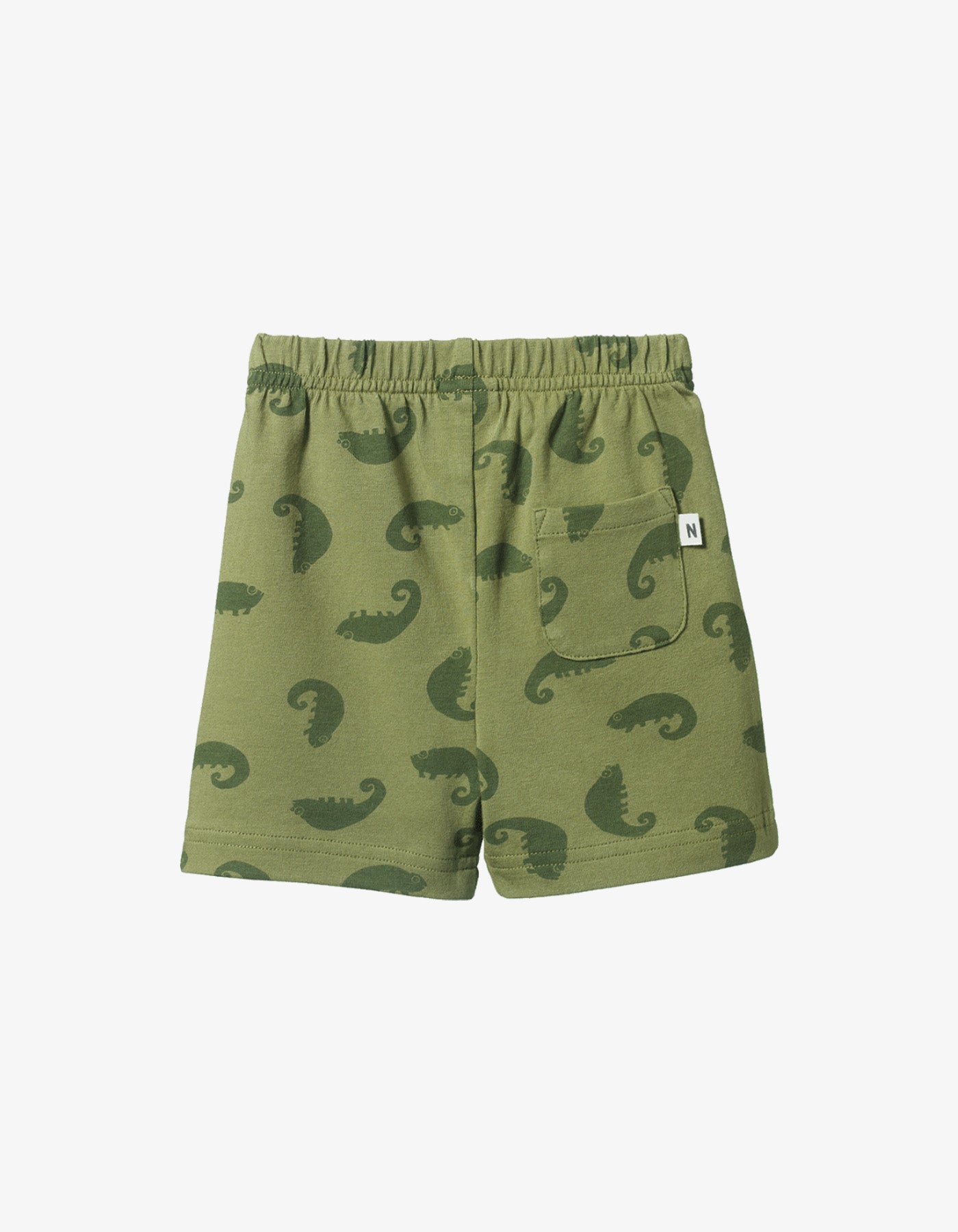 Nature Baby Jimmy Shorts Chameleon Print