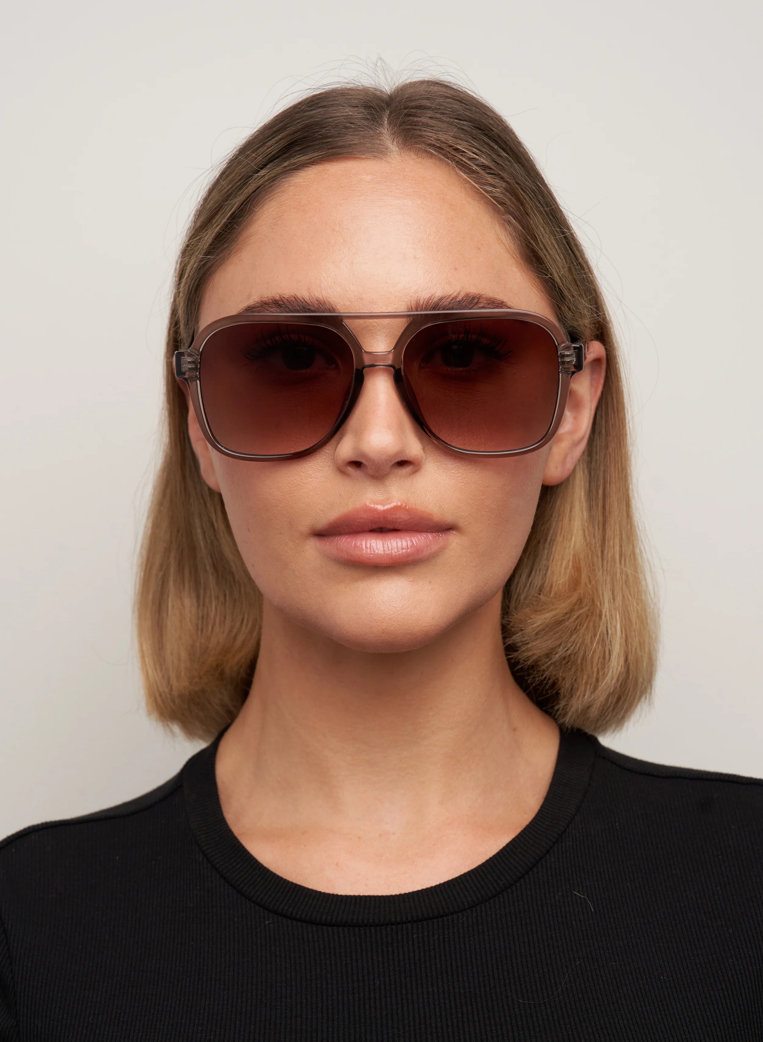 Otra Eyewear Kori Trans Olive/Brown/Fade