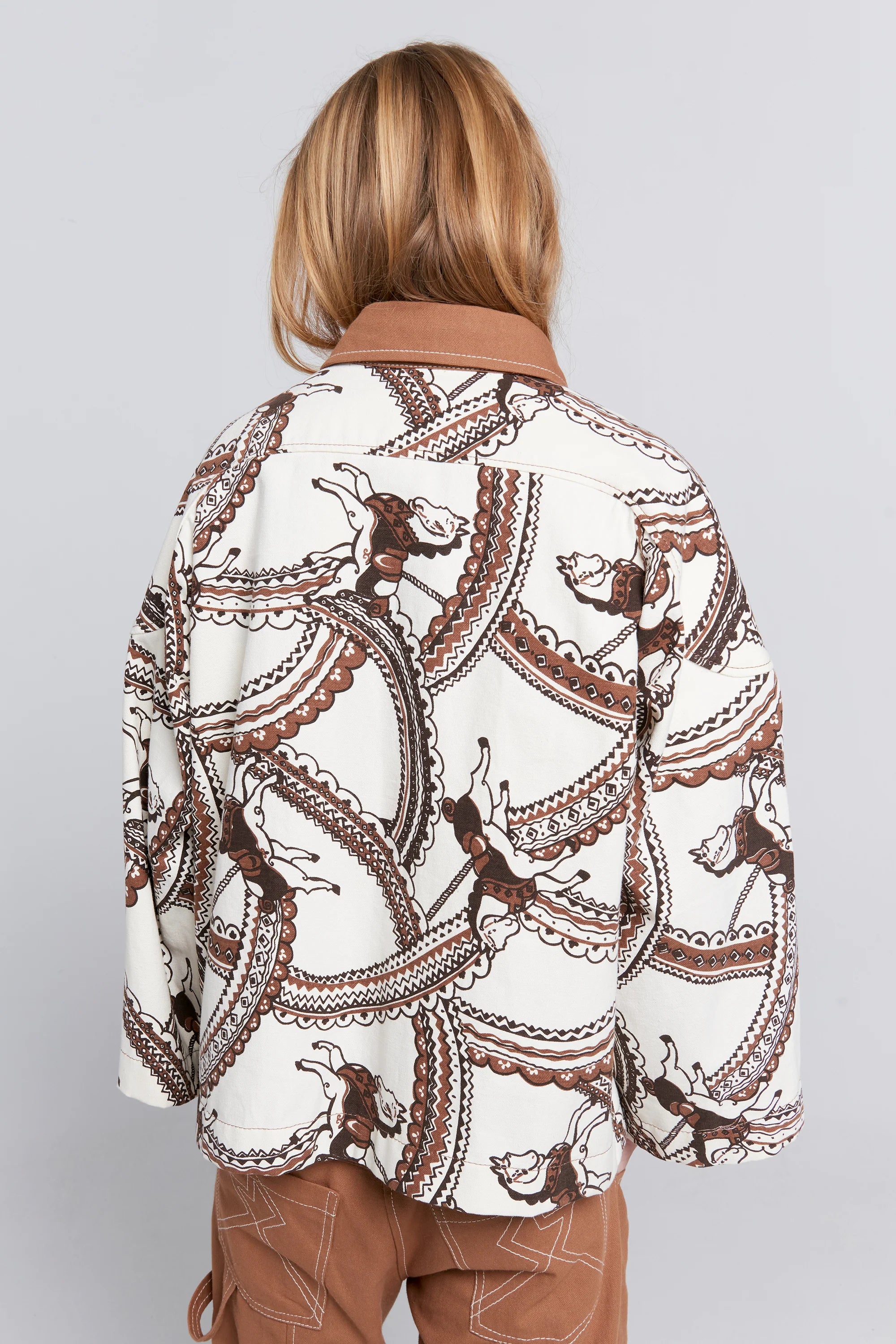 Karen Walker Fairground Jacket Cream Multi