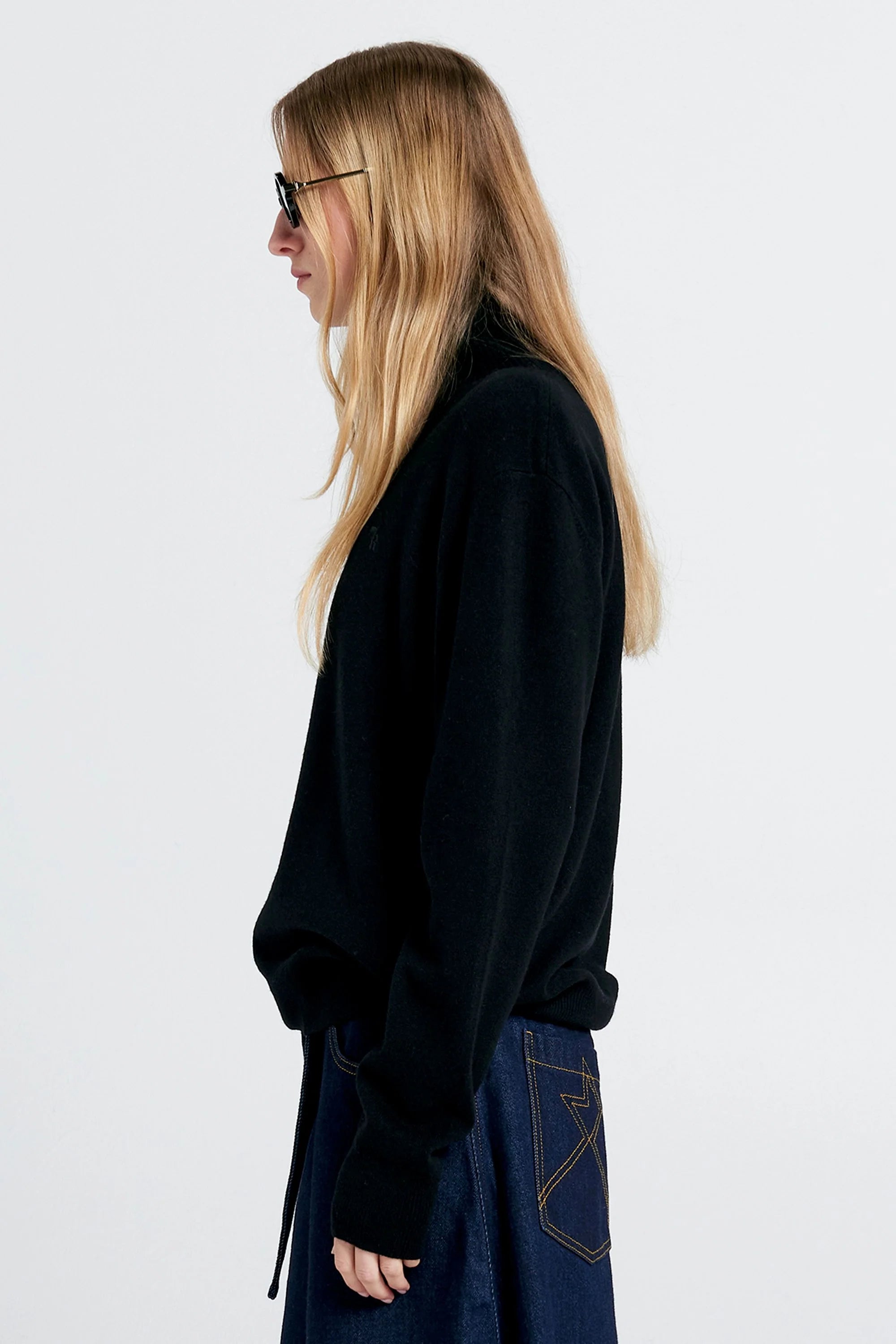 Karen Walker Margot Sweater Black