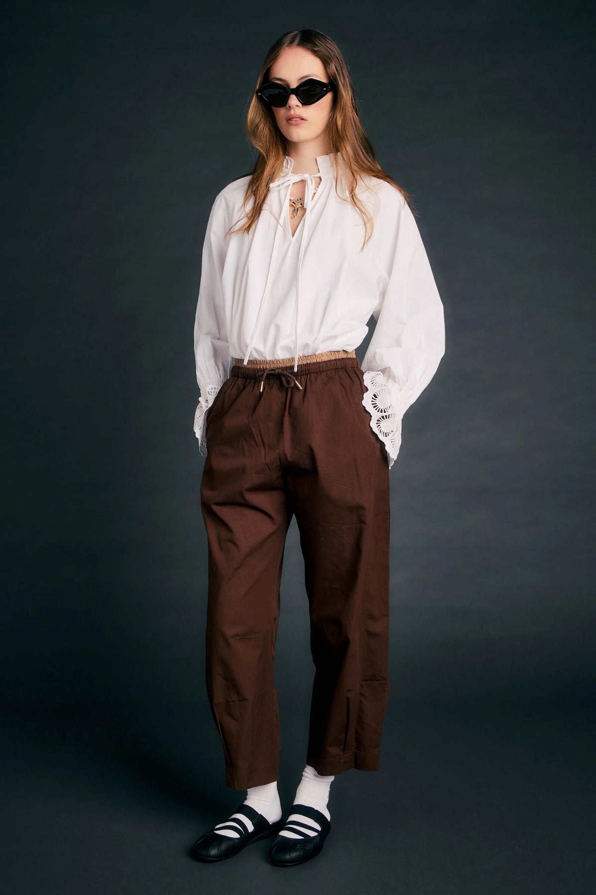 Karen Walker Maverick Pants Chocolate