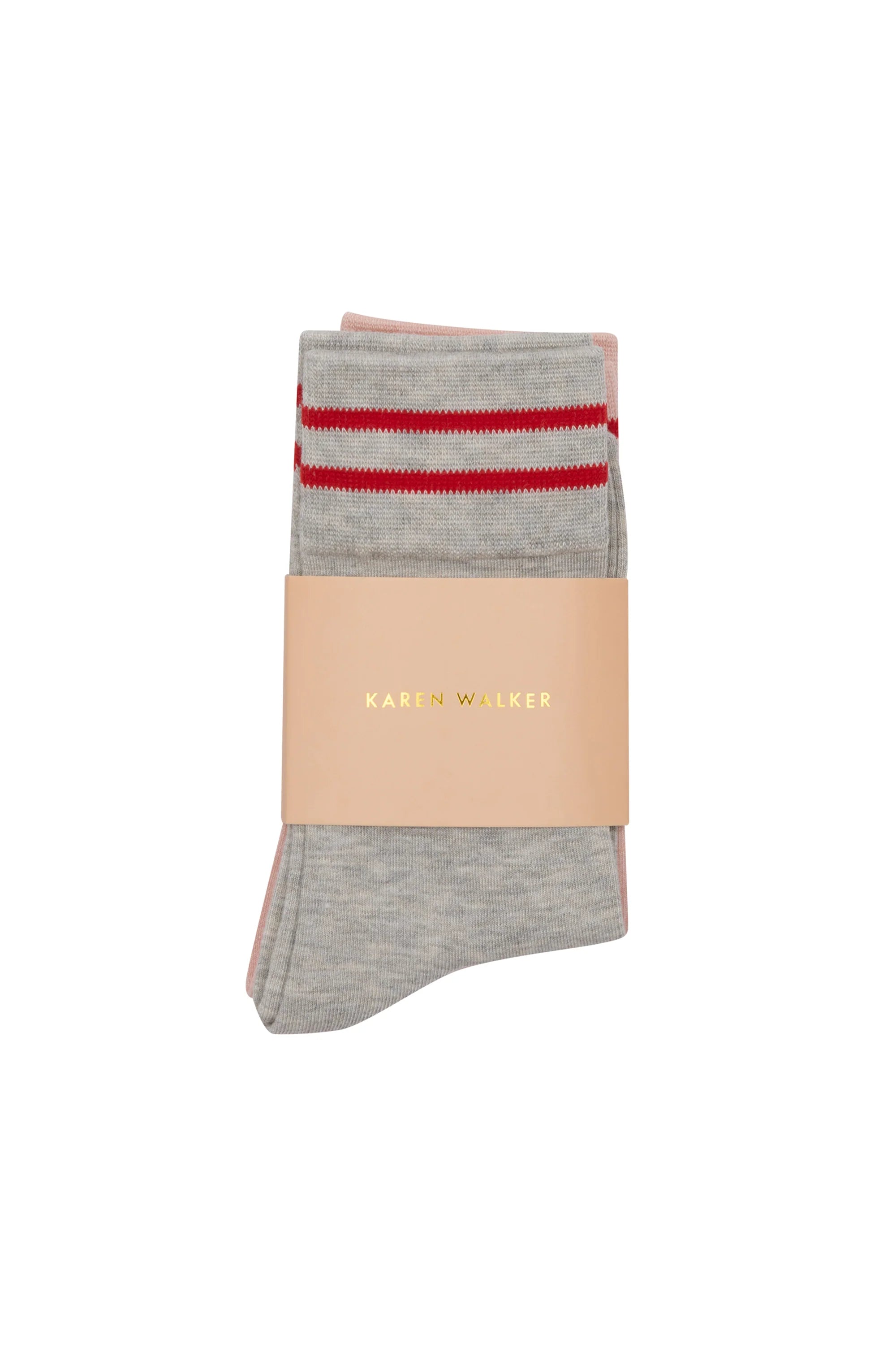 Karen Walker Runaway Girls 2 Pack Grey/Blush/Red