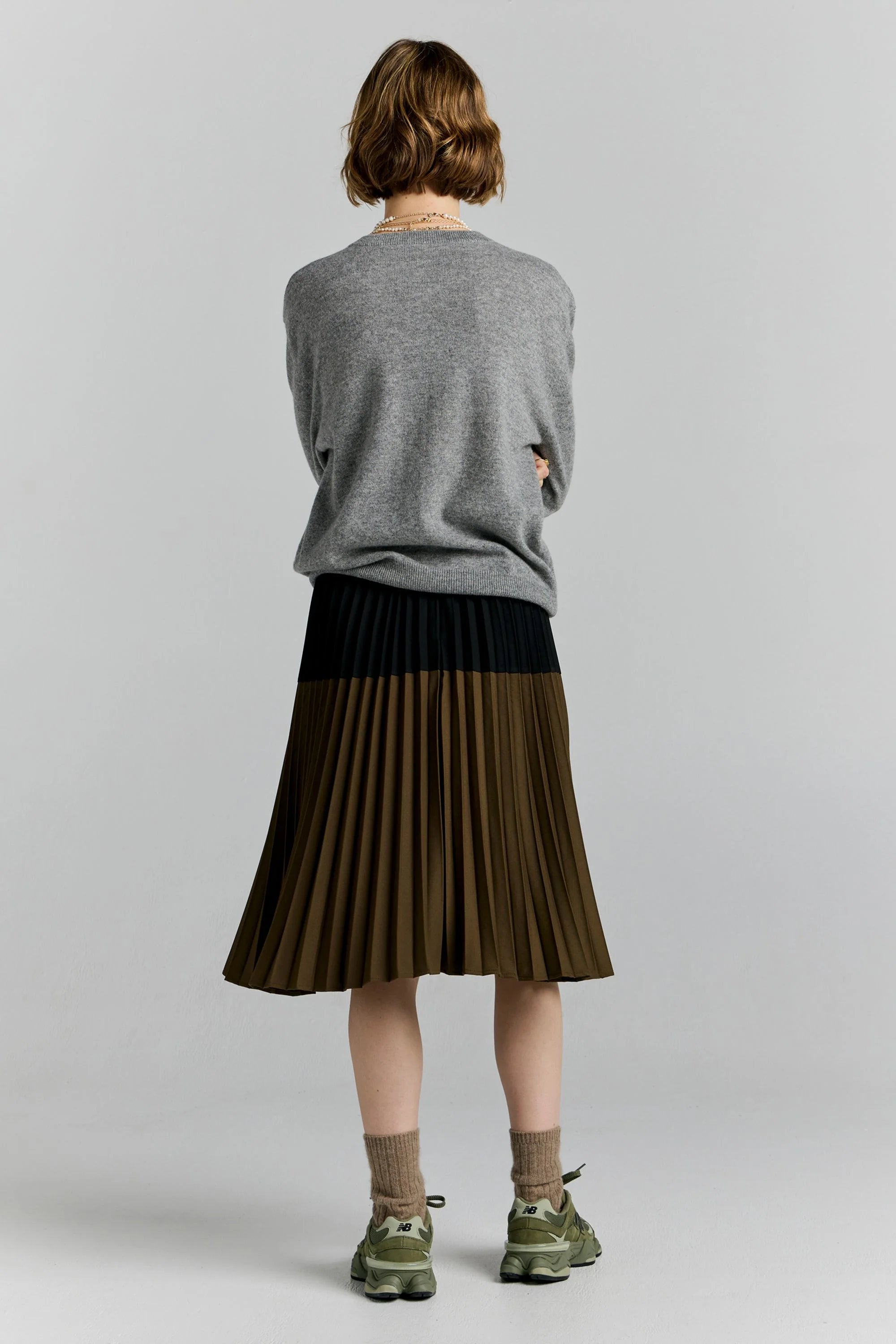Karen Walker Tranquility Skirt Black/Olive