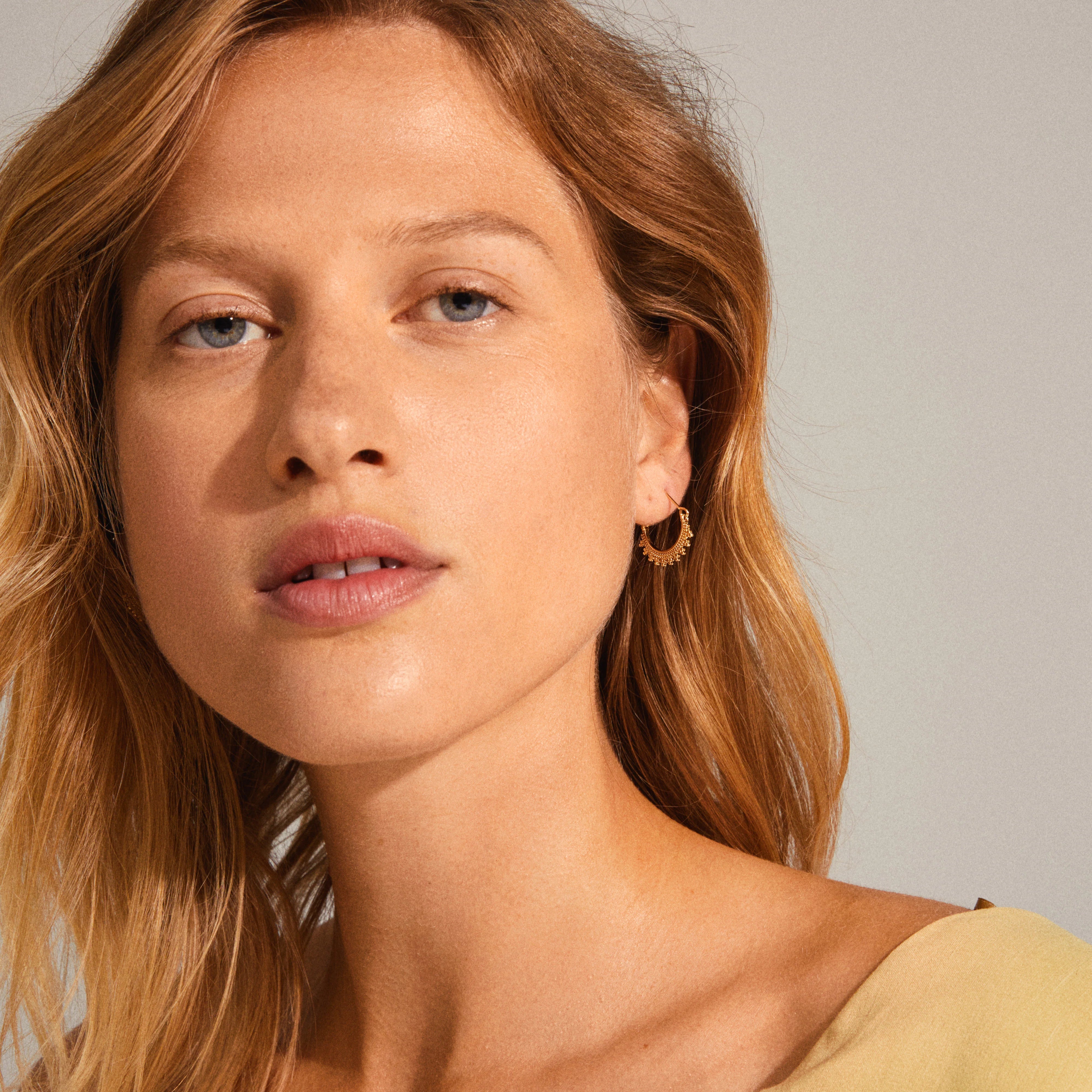 Pilgrim Kiku Earrings - Gold