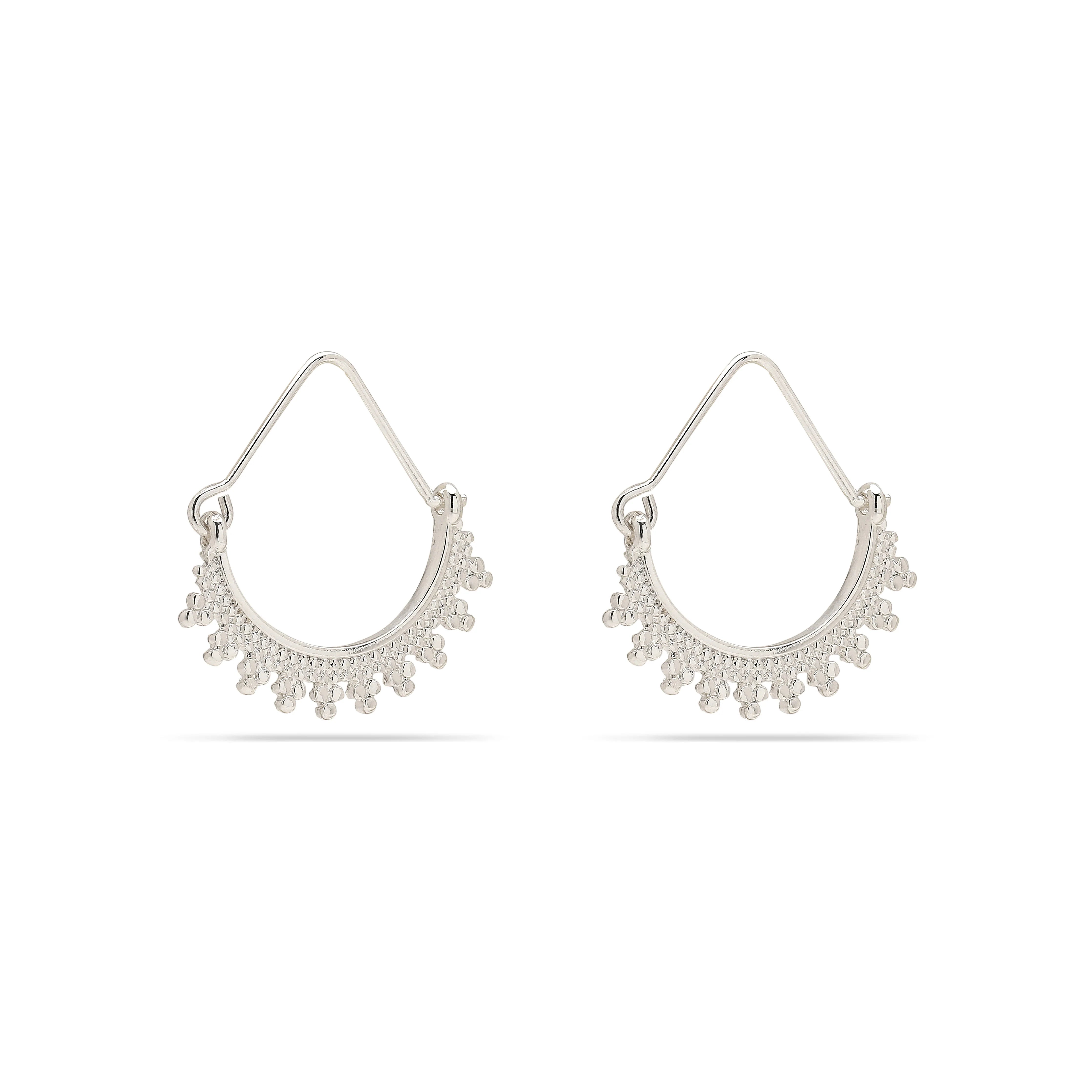 Pilgrim Kiku Earrings - Silver