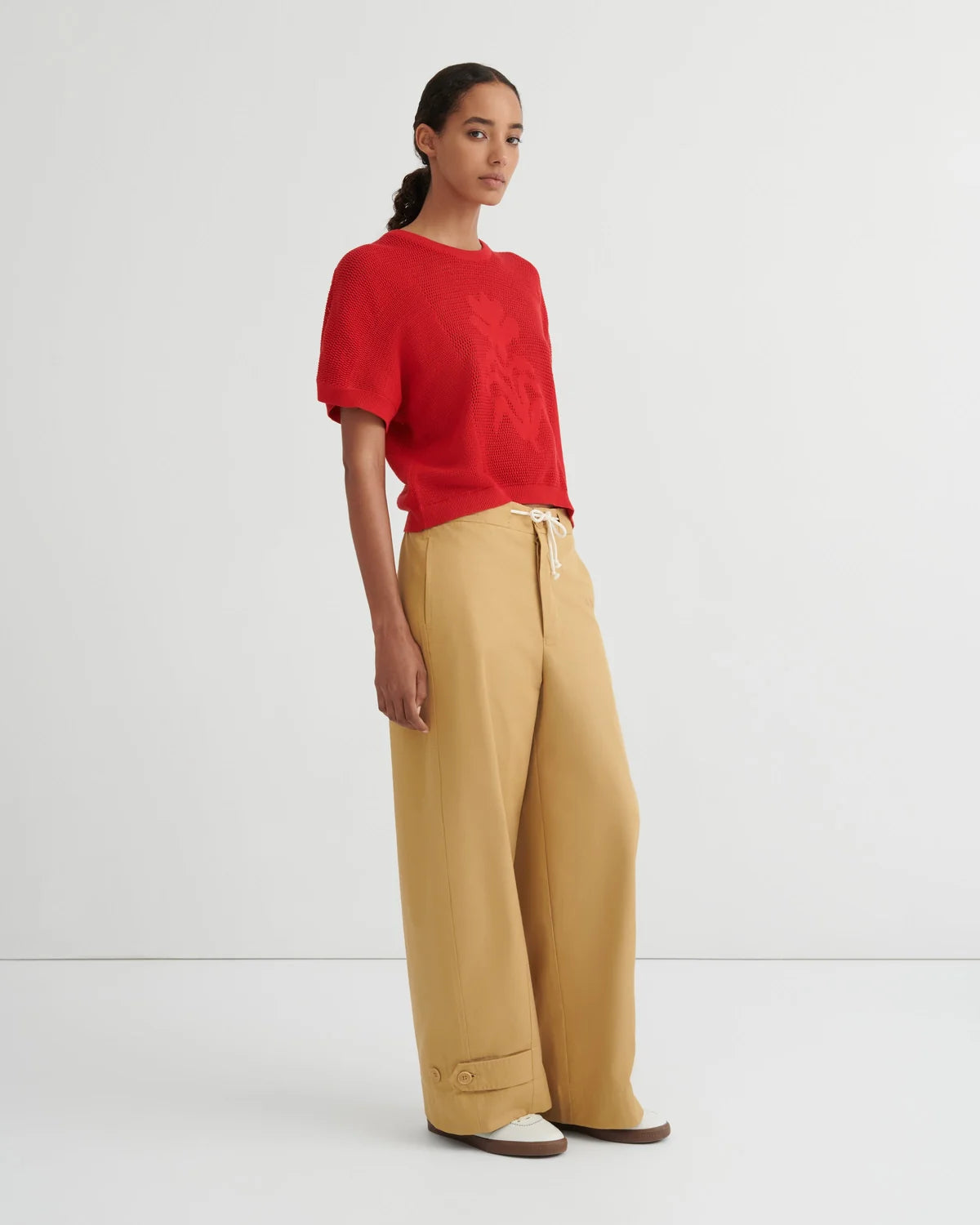 Kowtow Ariel Top Poppy Red