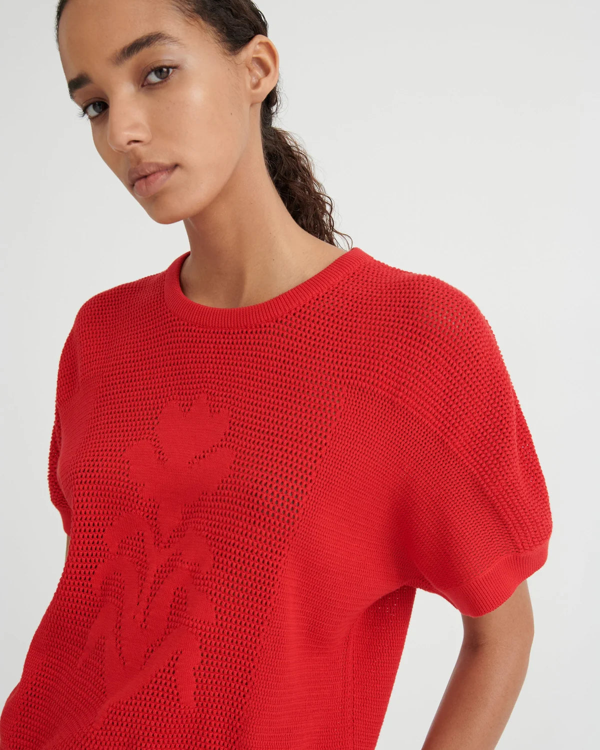 Kowtow Ariel Top Poppy Red