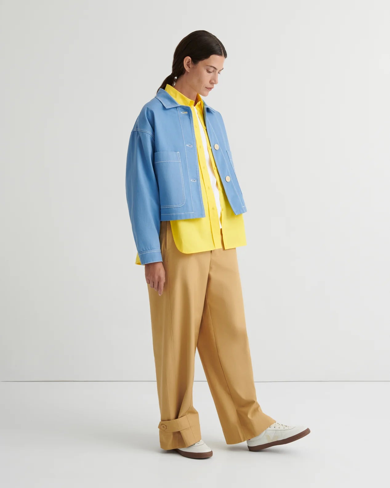 Kowtow Ava Jacket Sky Denim