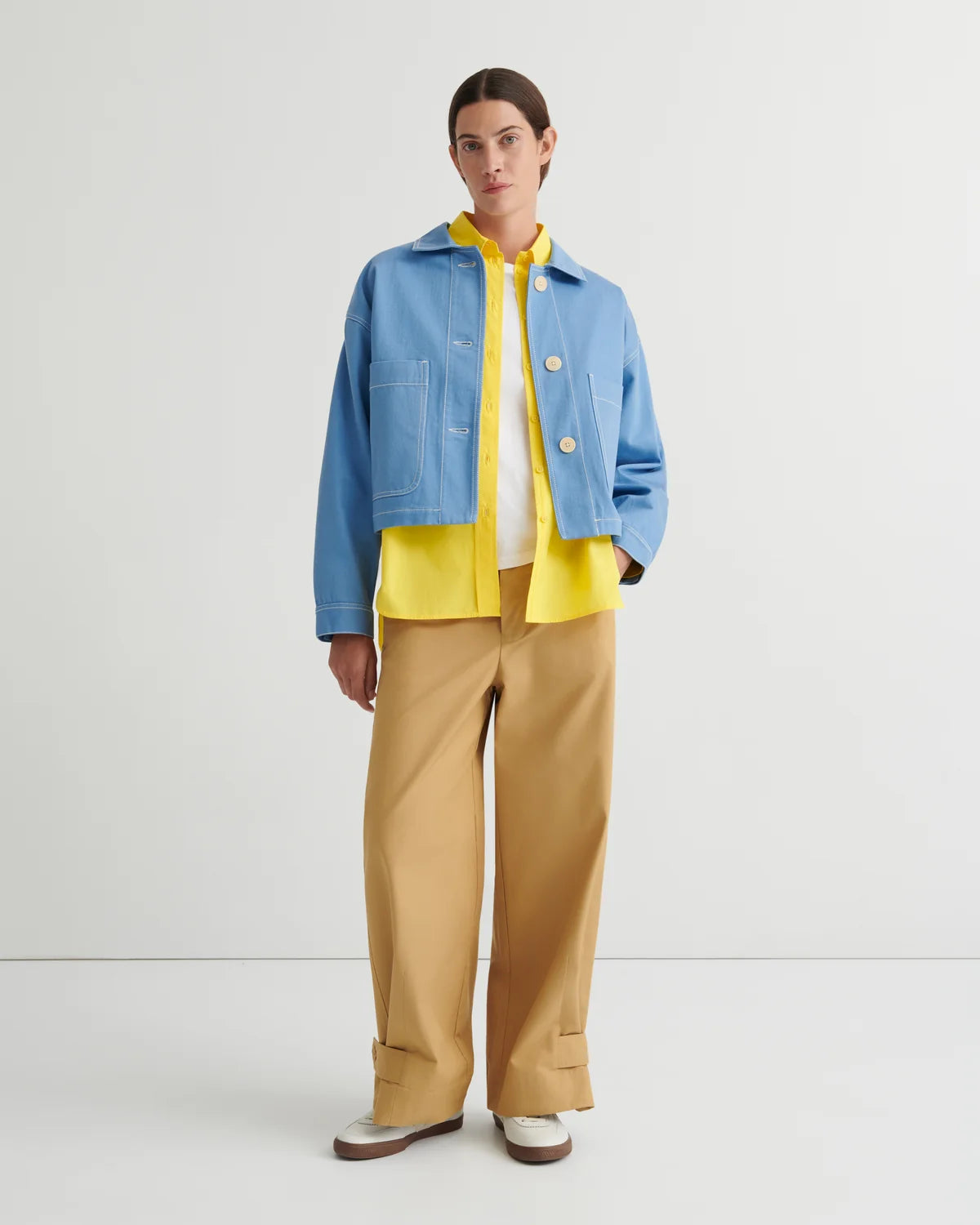 Kowtow Ava Jacket Sky Denim