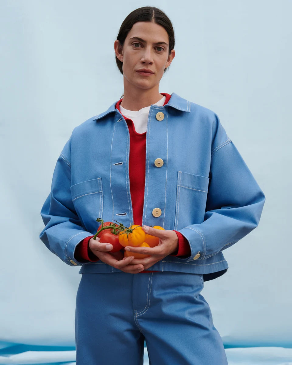 Kowtow Ava Jacket Sky Denim