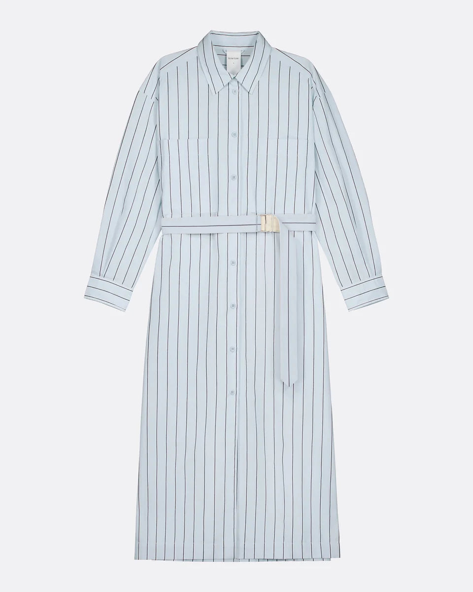 Kowtow Elementary Dress Cloud Stripe