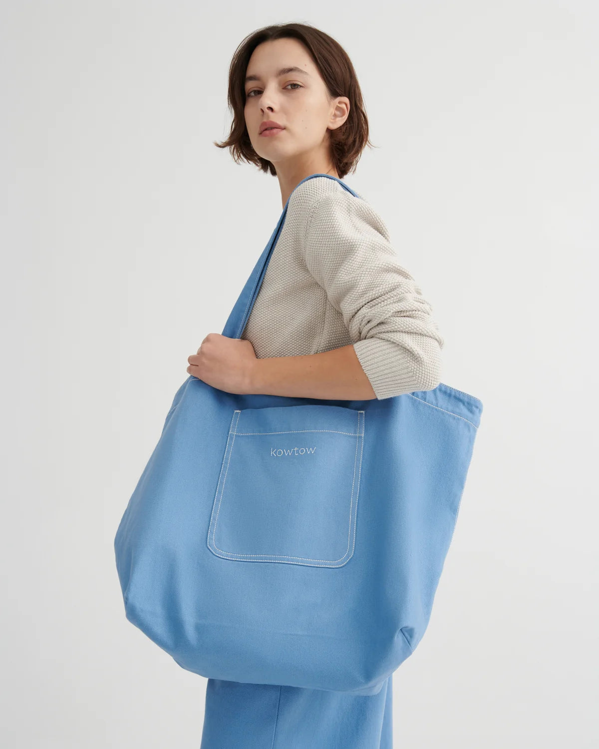 Kowtow Everyday Tote Sky Denim