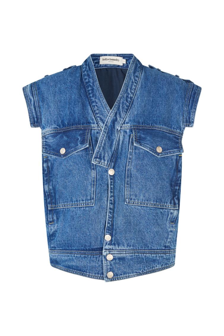 Lollys Laundry SamLL Vest Blue