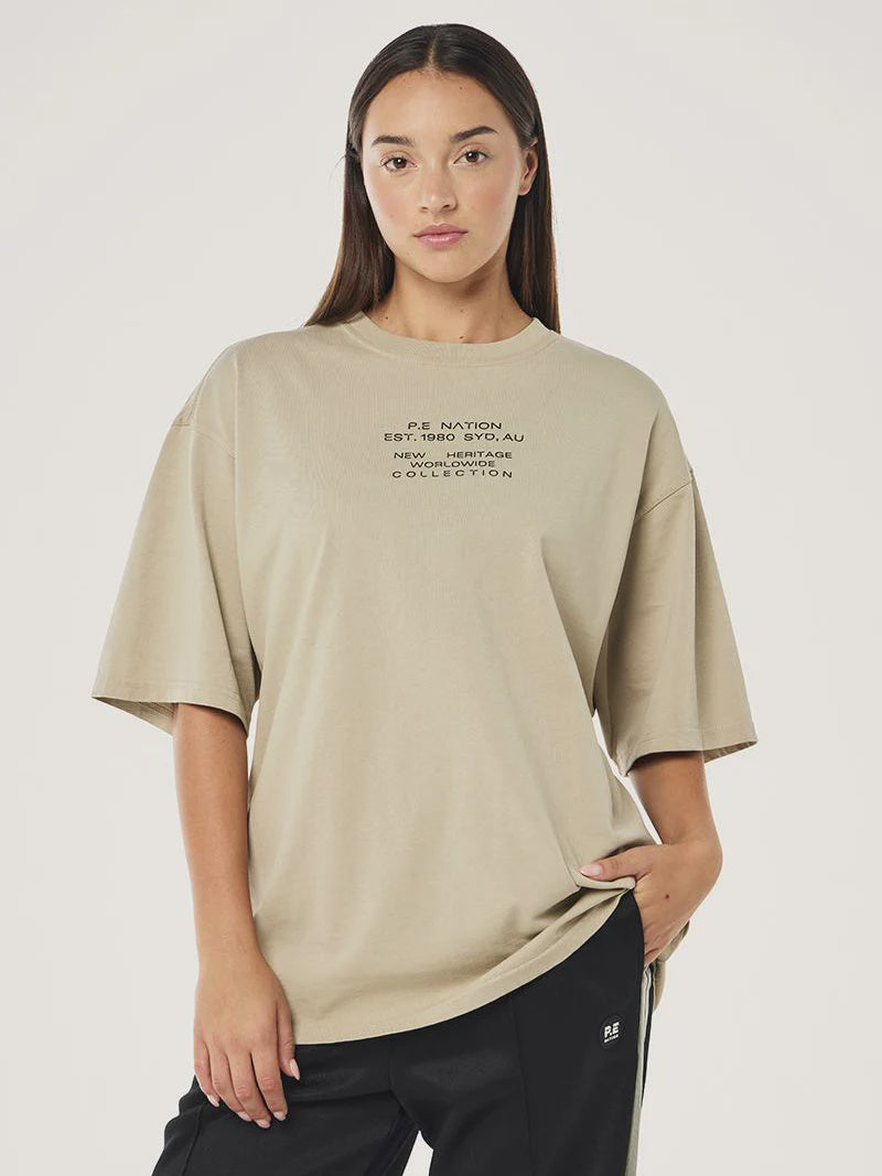 P.E Nation Lamont Tee Washed Biscuit