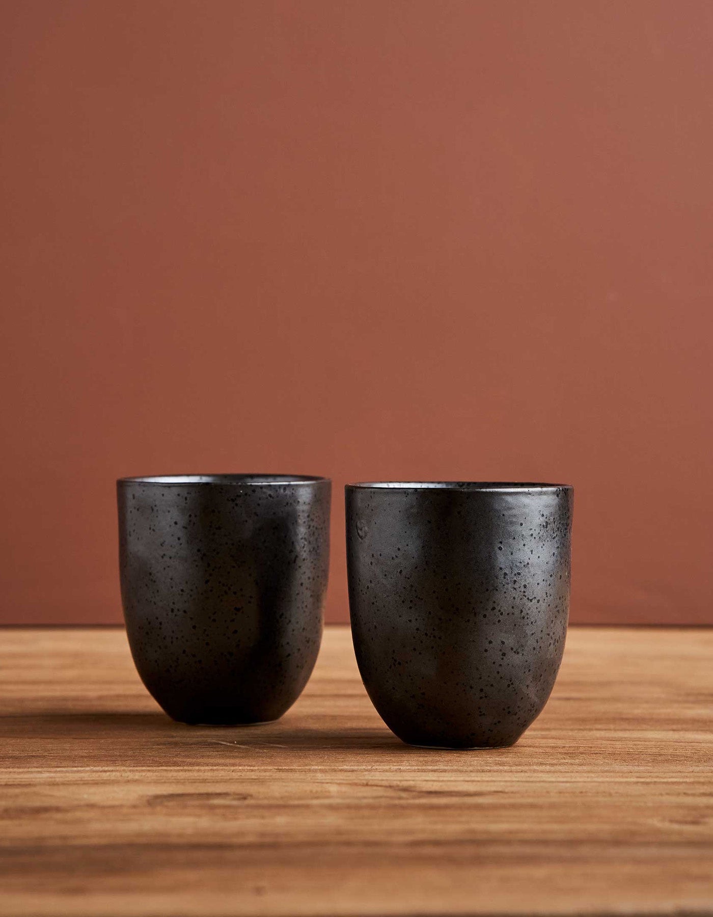 Robert Gordon Latte Cups Earth Black Porcelain