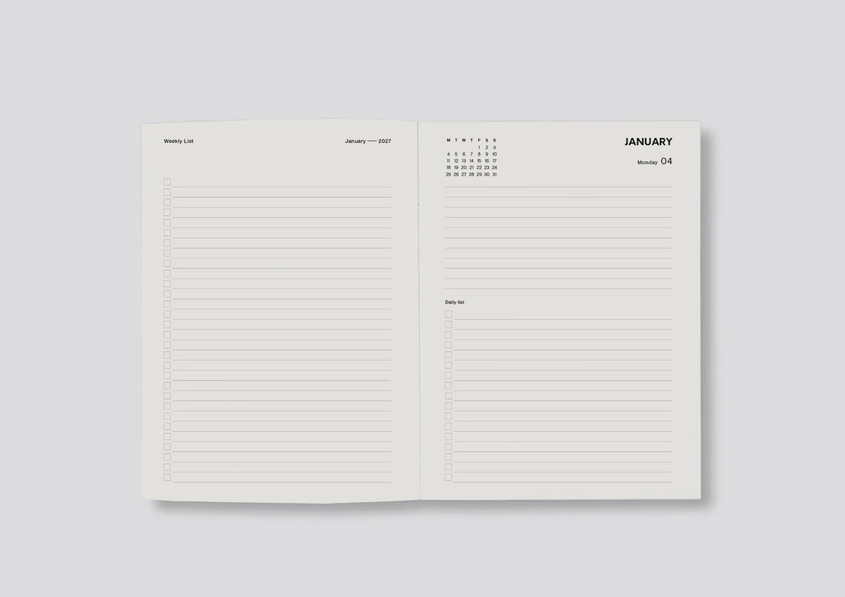 Lettuce 2027 Daily Diary | Red Bloom