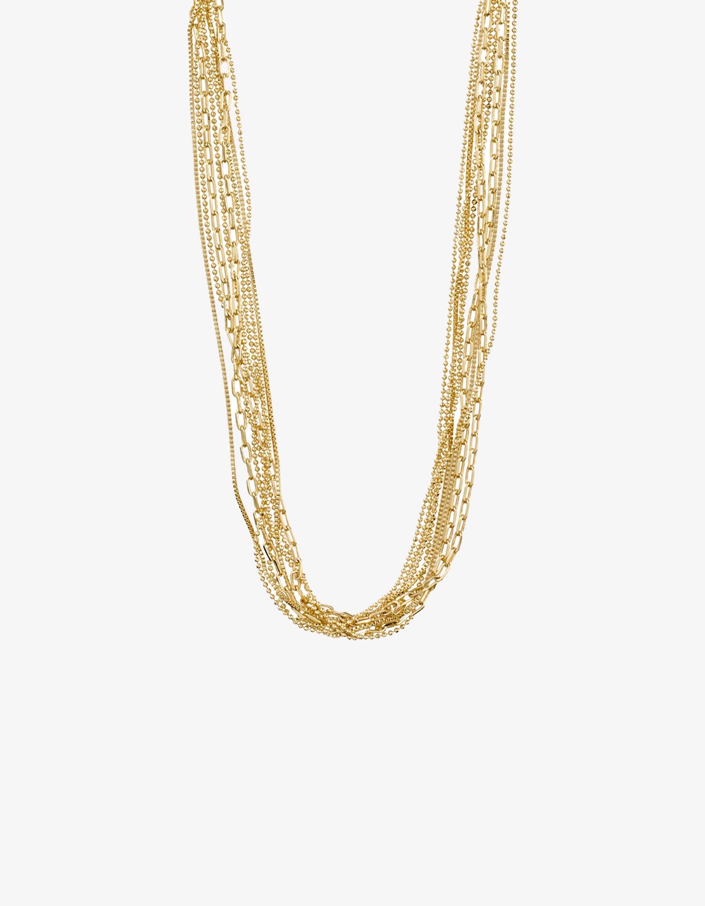 Lilly Chain Necklace - Gold Plated