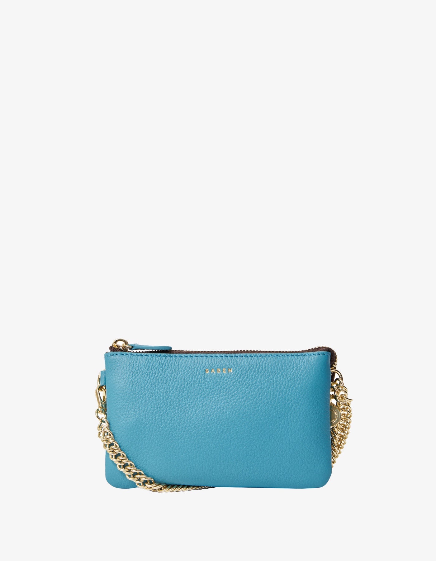 Saben Lily Crossbody Wave + Gold Curb Chain