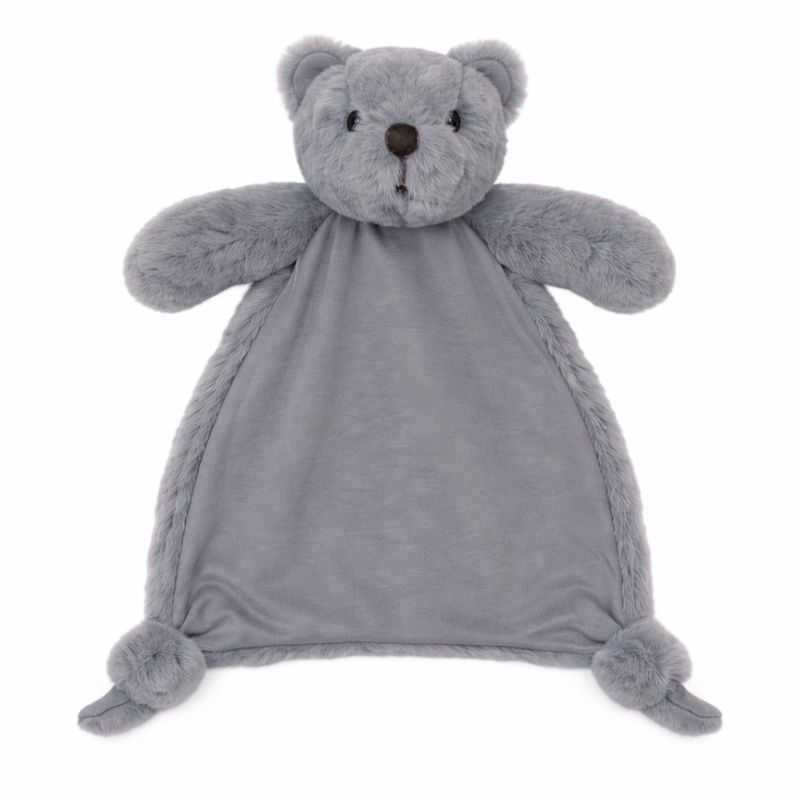 Lily & George Littlefoot Bear Comforter - Metal Grey