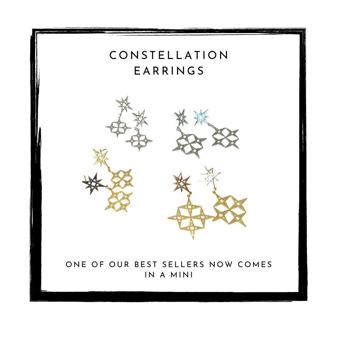 Lindi Kingi Constellation Mini Earrings | Gold