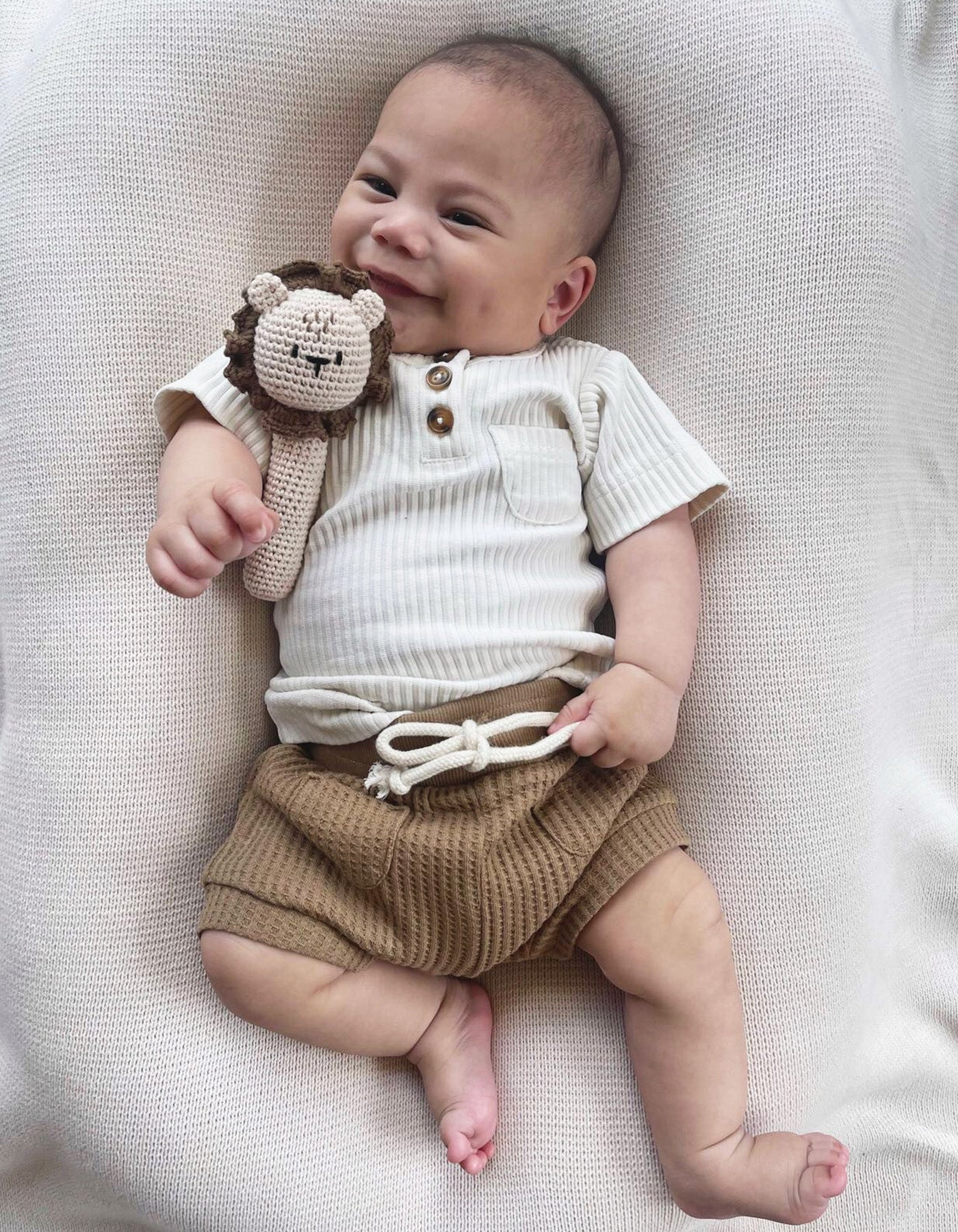 Over The Dandelions Crochet Lion Rattle