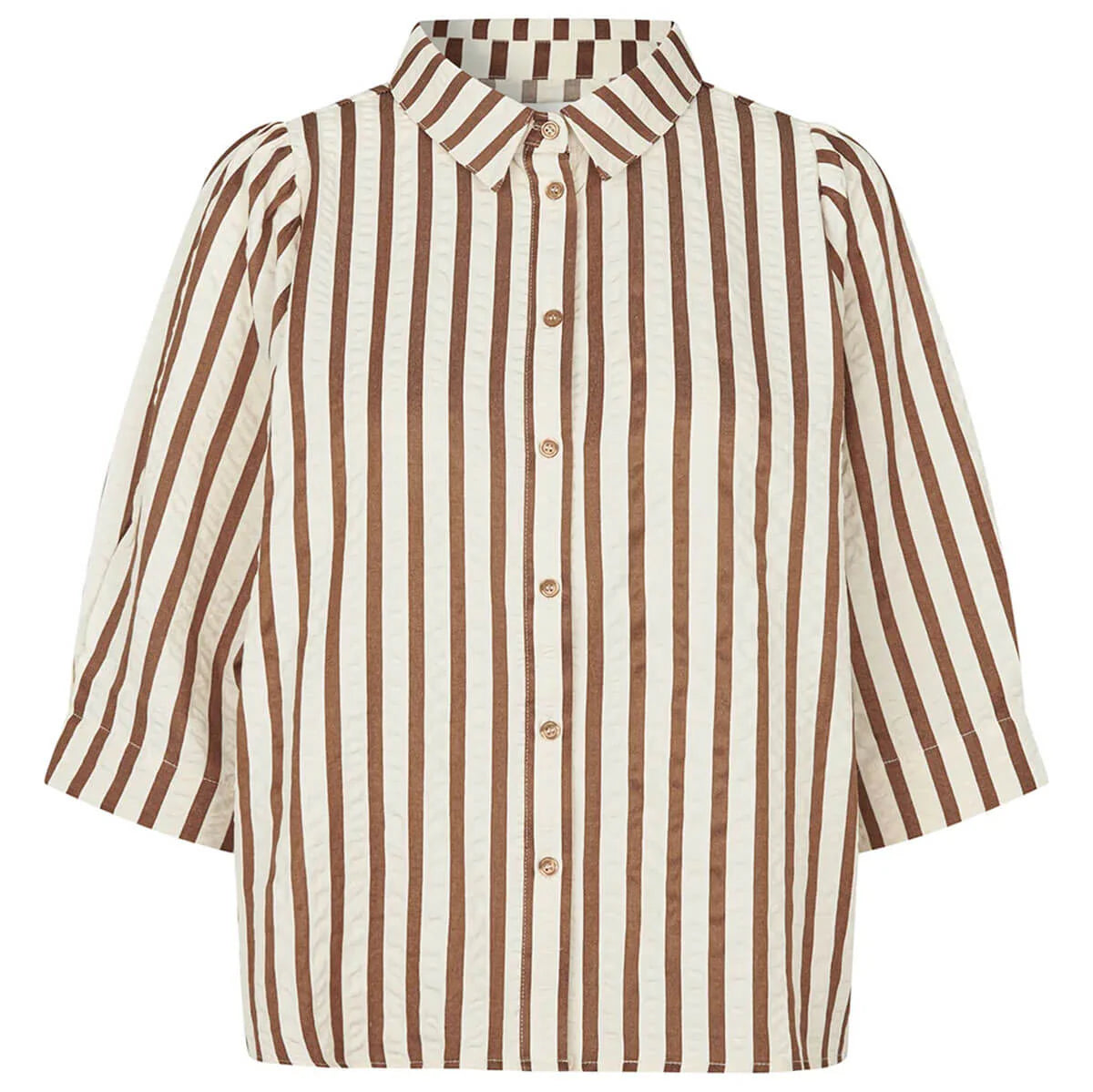 Lollys Laundry Bono Shirt SS Dark Mokka