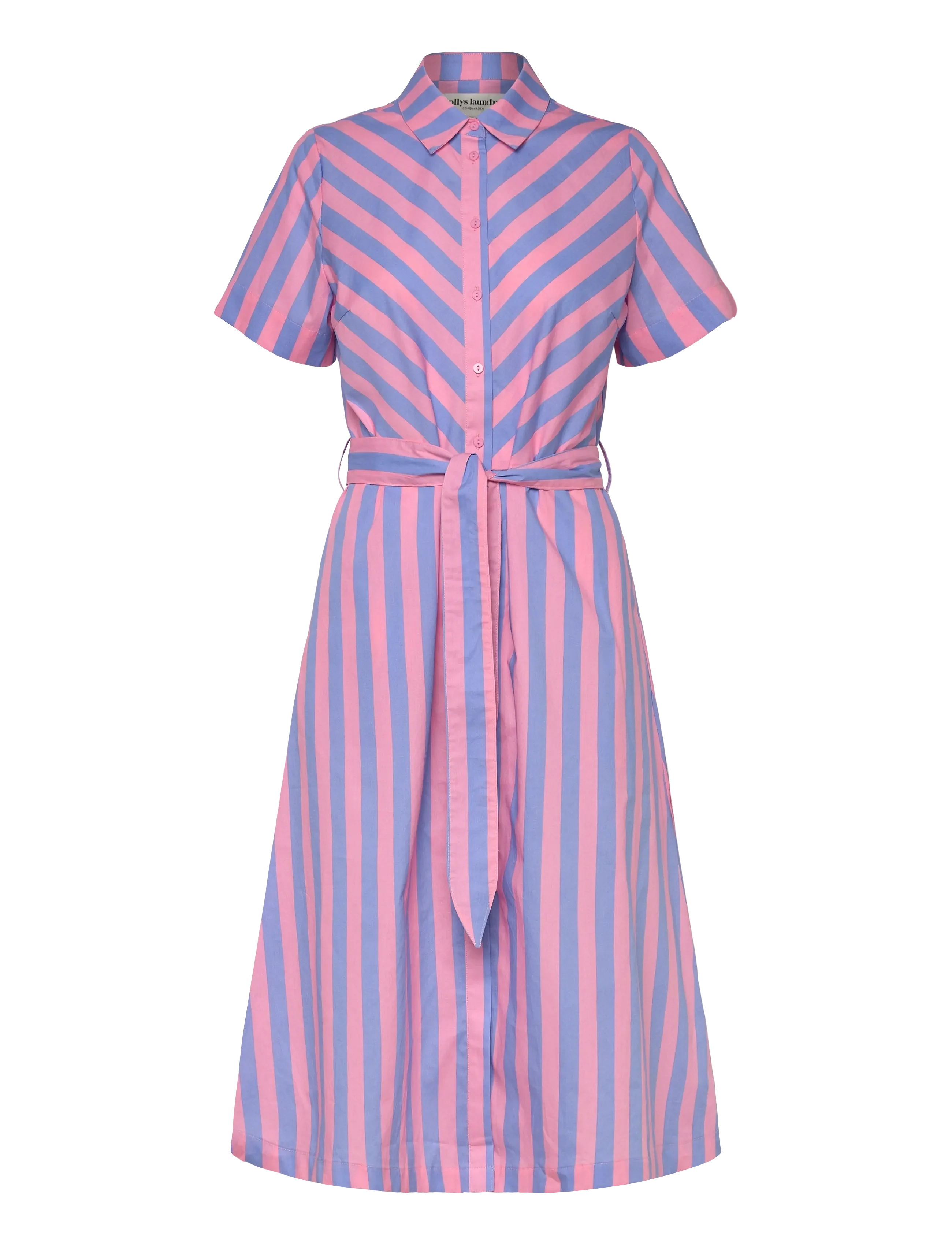 Lollys Laundry Tulle Dress Pink/Blue Stripe SS
