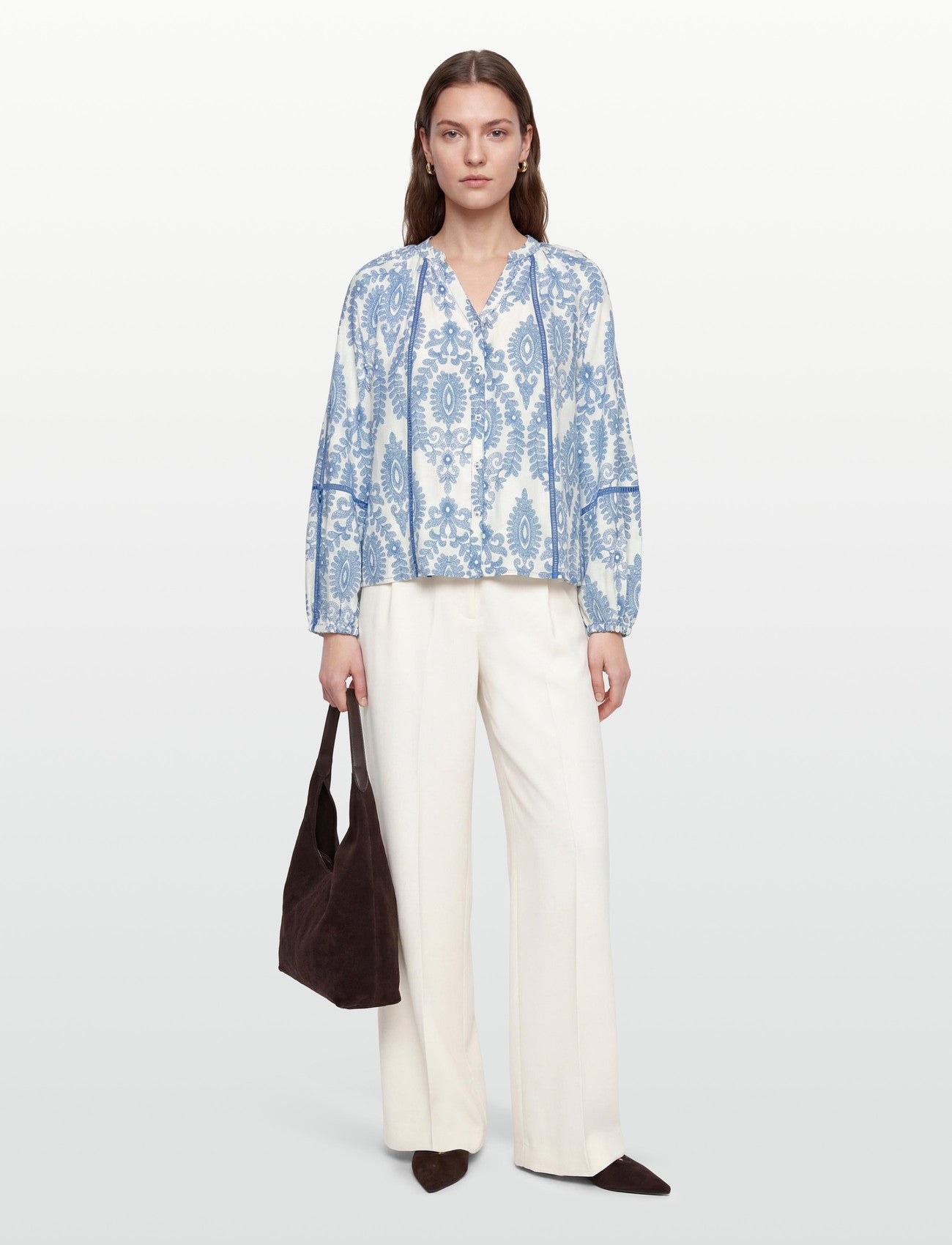 Lollys Laundry Vero Shirt LS  Blue