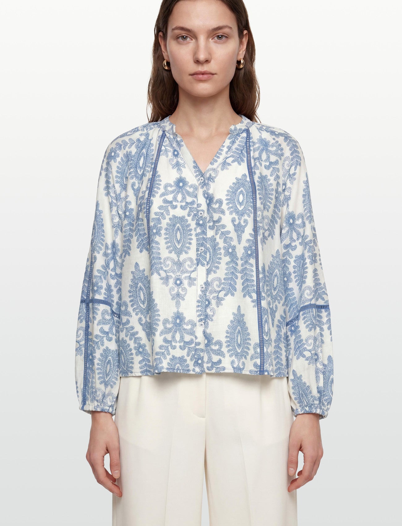 Lollys Laundry Vero Shirt LS  Blue