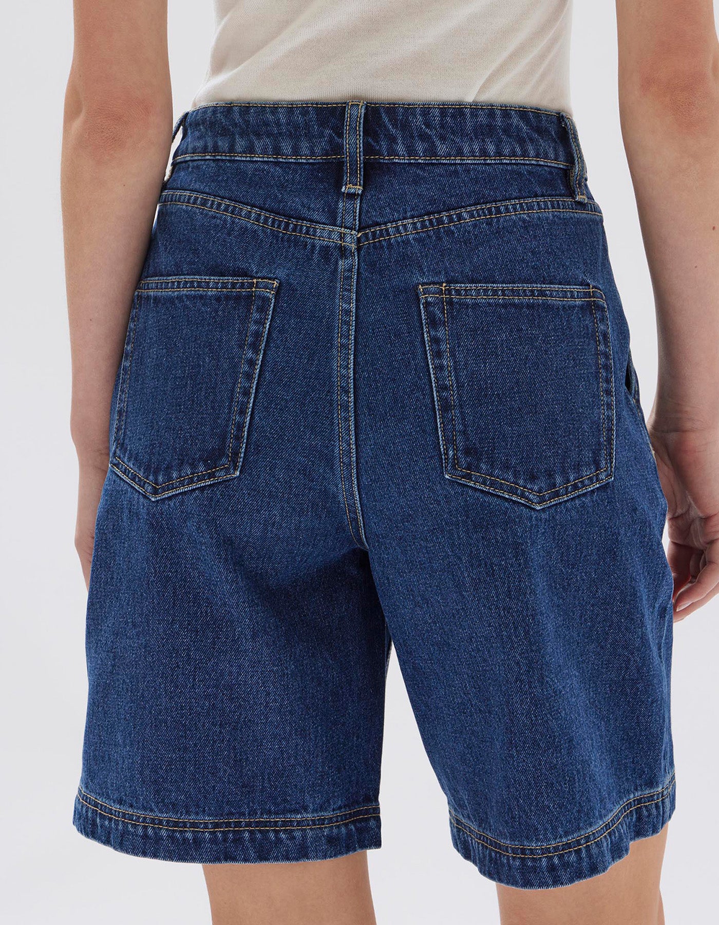 Assembly Label Longline Denim Short Heritage Blue