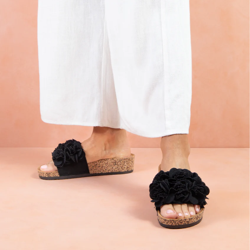 Los Cabos Corsage Slide Black