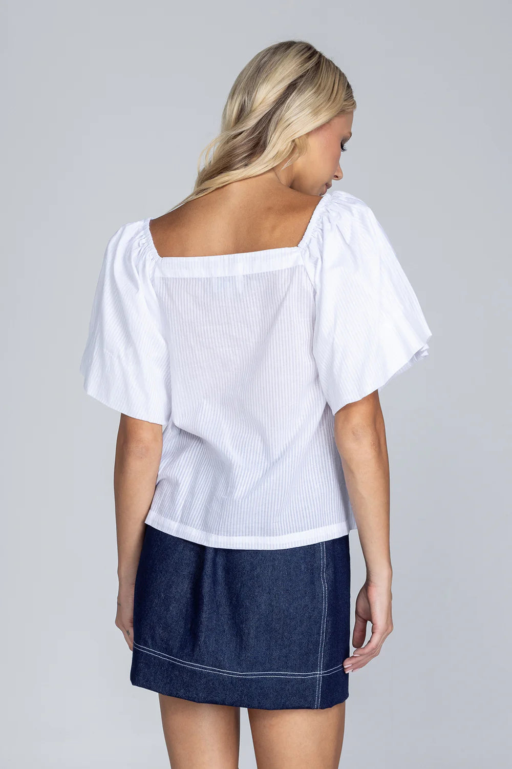 Blak Love Me A Little Top White