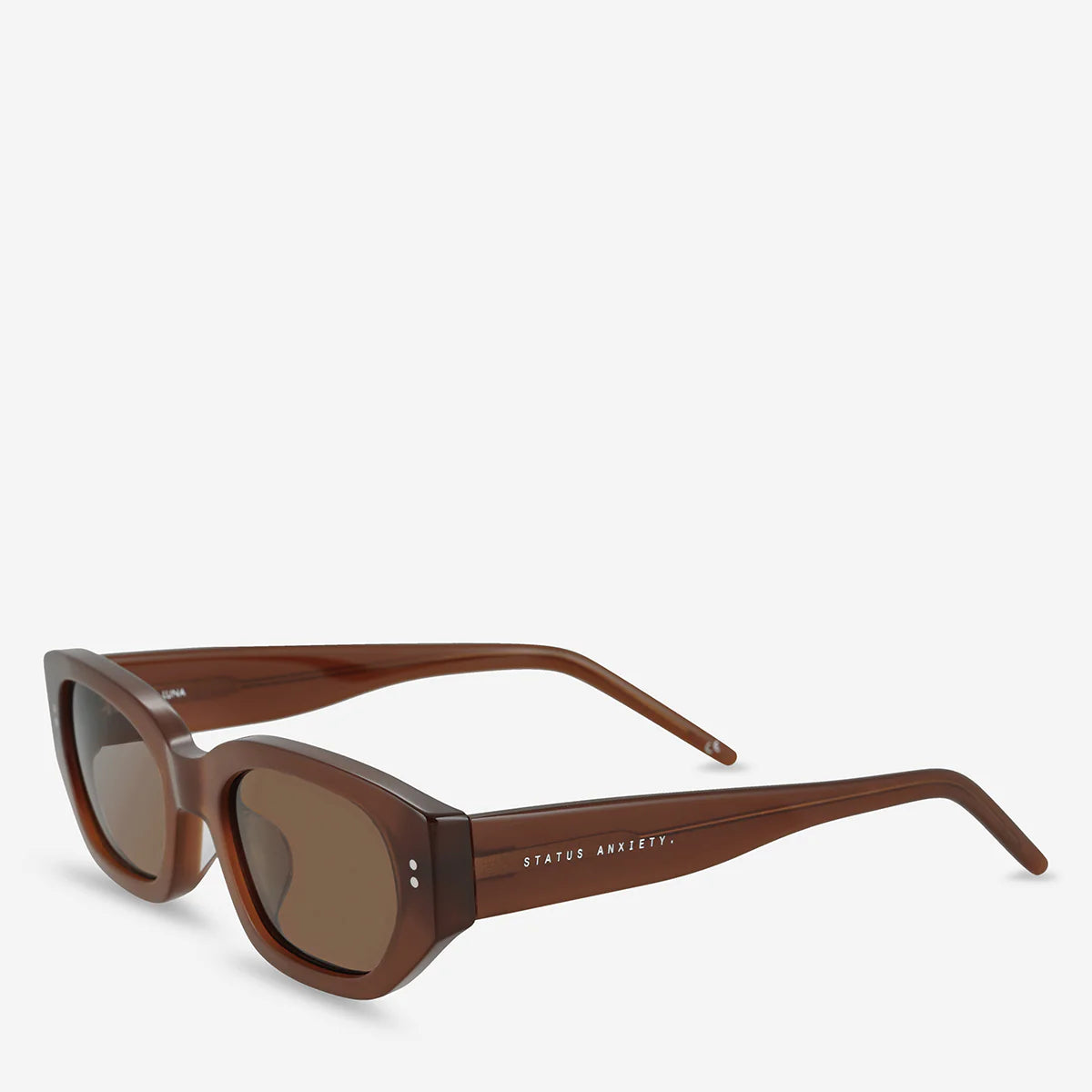 Status Anxiety Luna Brown Sunglasses