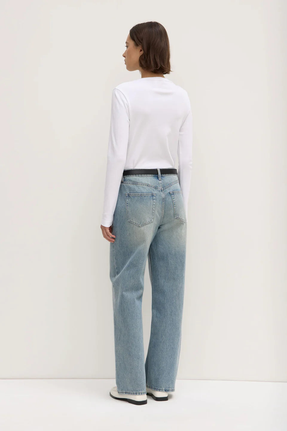 Assembly Label Lyla Long Sleeve Tee White