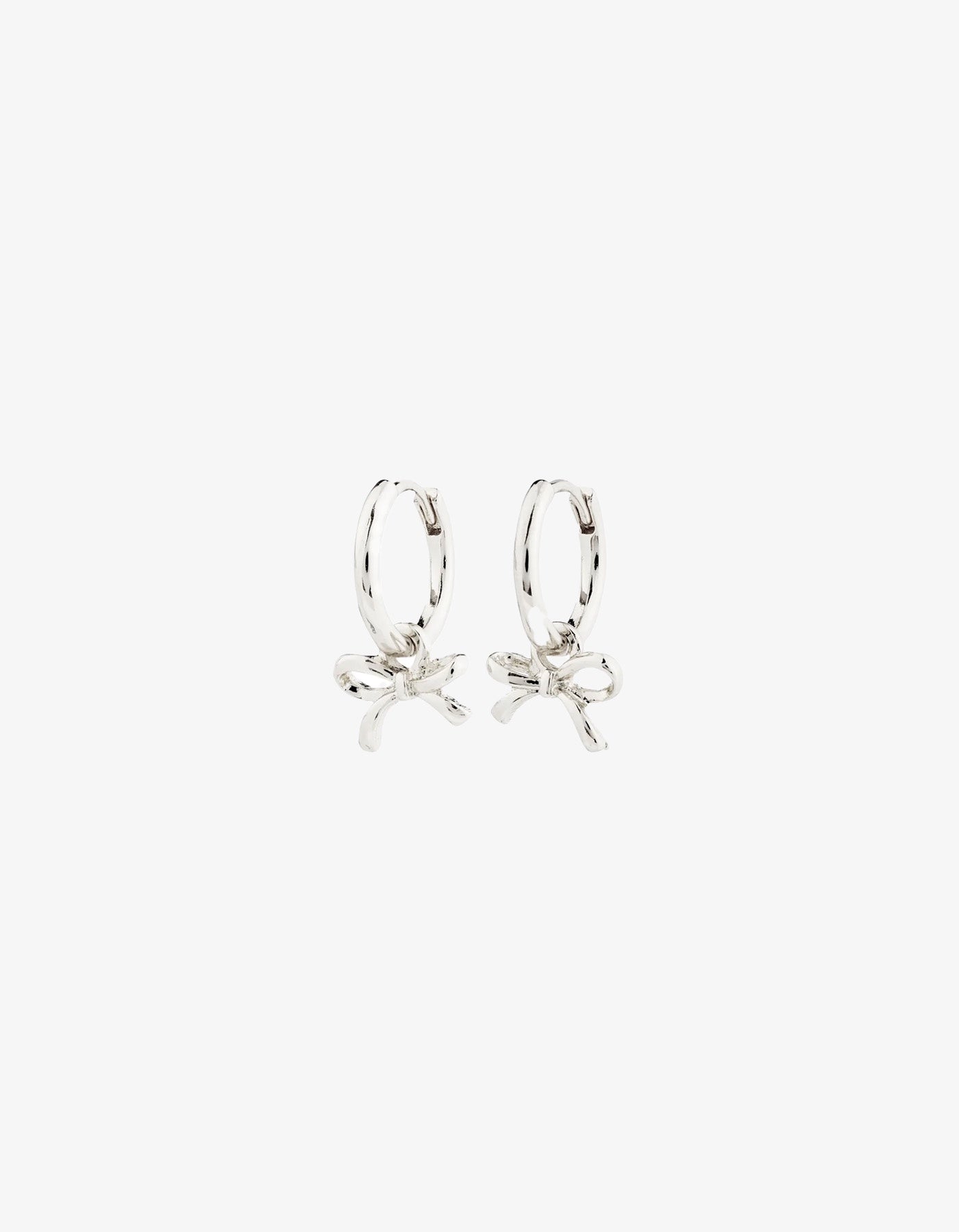 Pilgrim Lysandra Recycled Hoop Earrings - Silver Plated