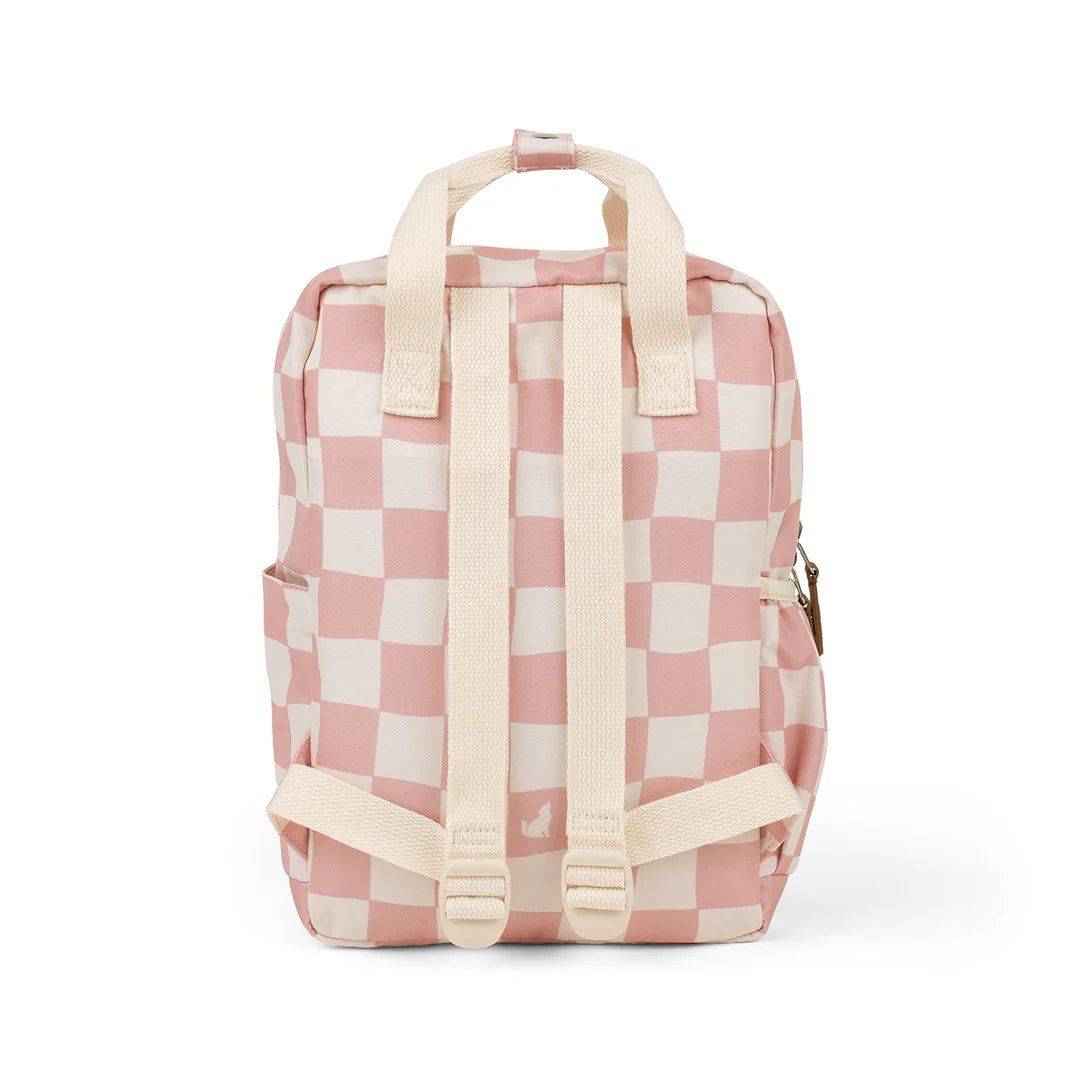 Crywolf Mini Backpack Pink Check