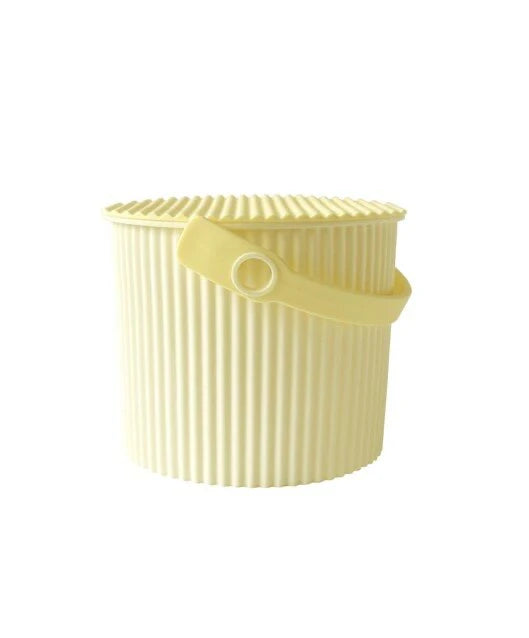 Hachiman Omnioutil Macaron Bucket with Lid - Lemon (4 Ltr)