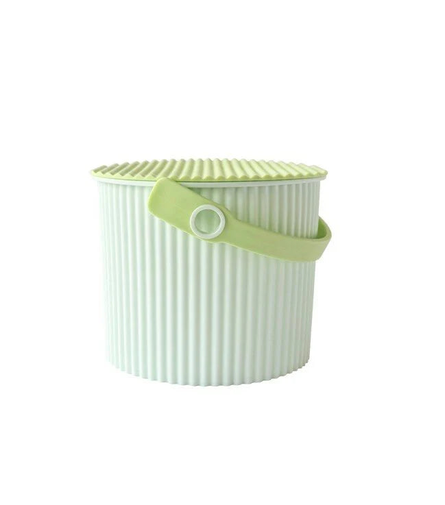 Hachiman Omnioutil Macaron Bucket with Lid - Melon (4 Ltr)