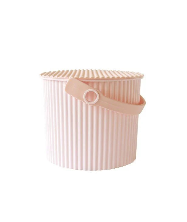 Hachiman Omnioutil Macaron Bucket with Lid - Peach (4 Ltr)